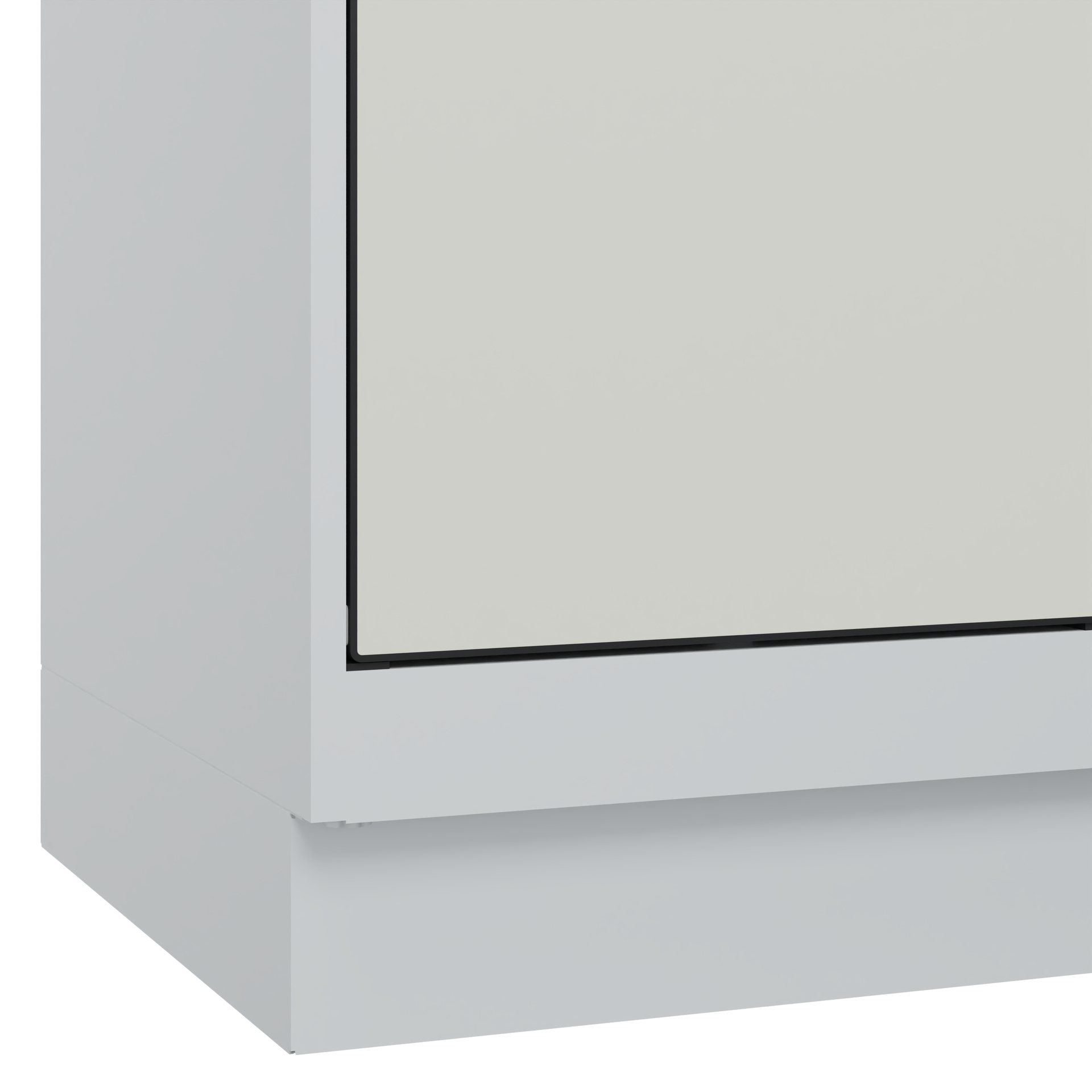 C+P Schlie�fachschrank Evolo PLUS, Sockel, 9 F�cher, 1950x1200x500mm