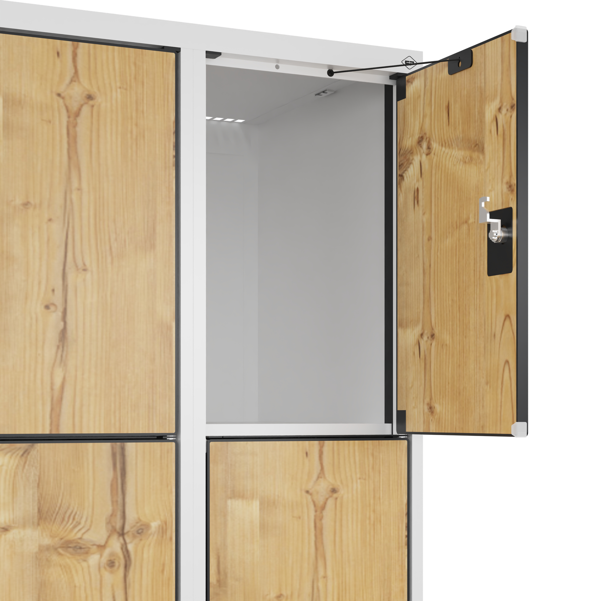C+P Schlie�fachschrank Evolo PLUS, F��e, 8 F�cher, 1950x600x500mm