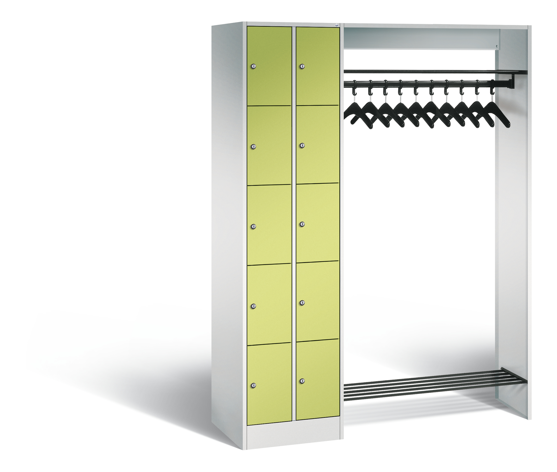 C+P Offene Garderobe, H1950xB1410xT480mm