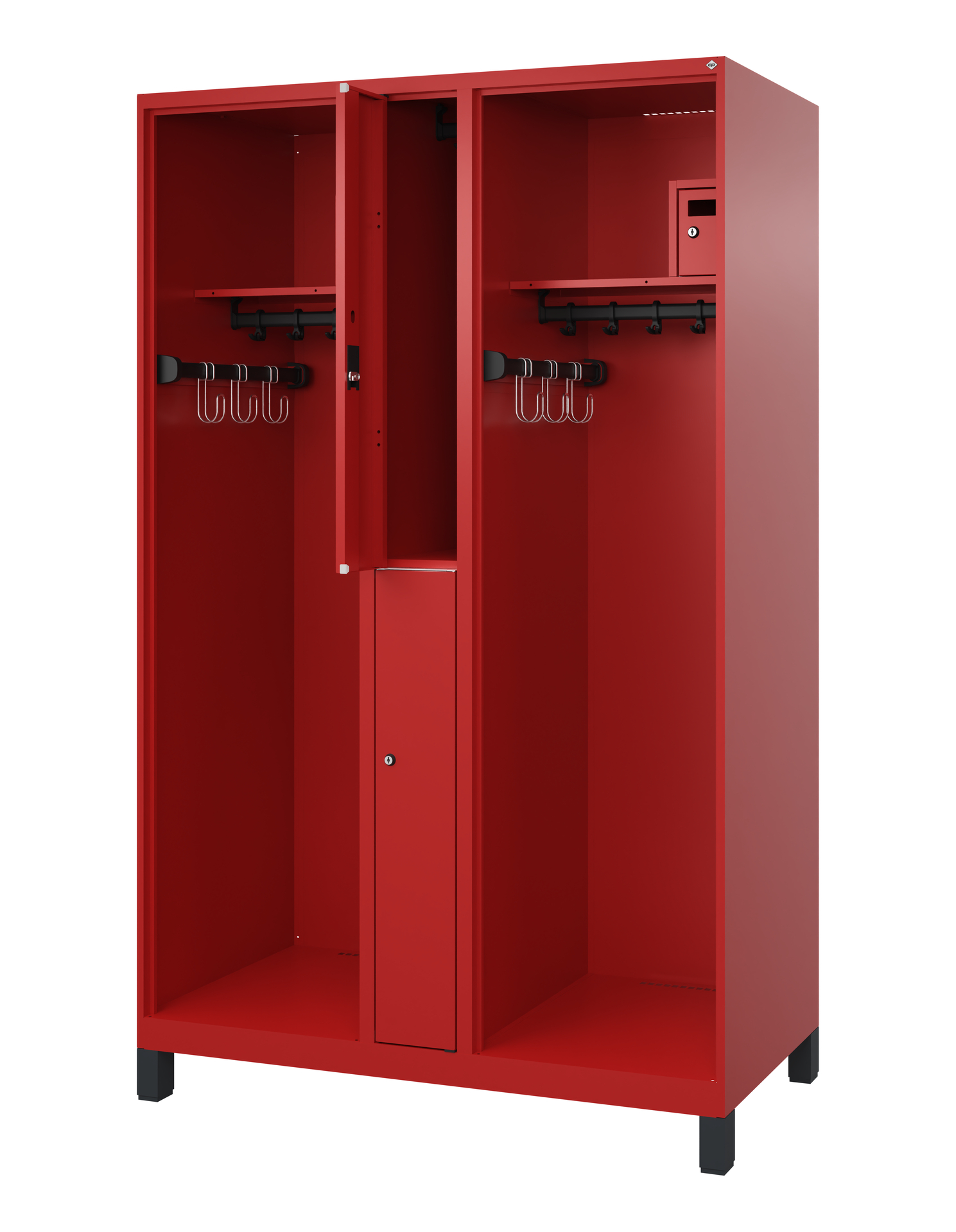 C+P Feuerwehrspind Maxi, 2 Fächer, 1850x1200x600mm