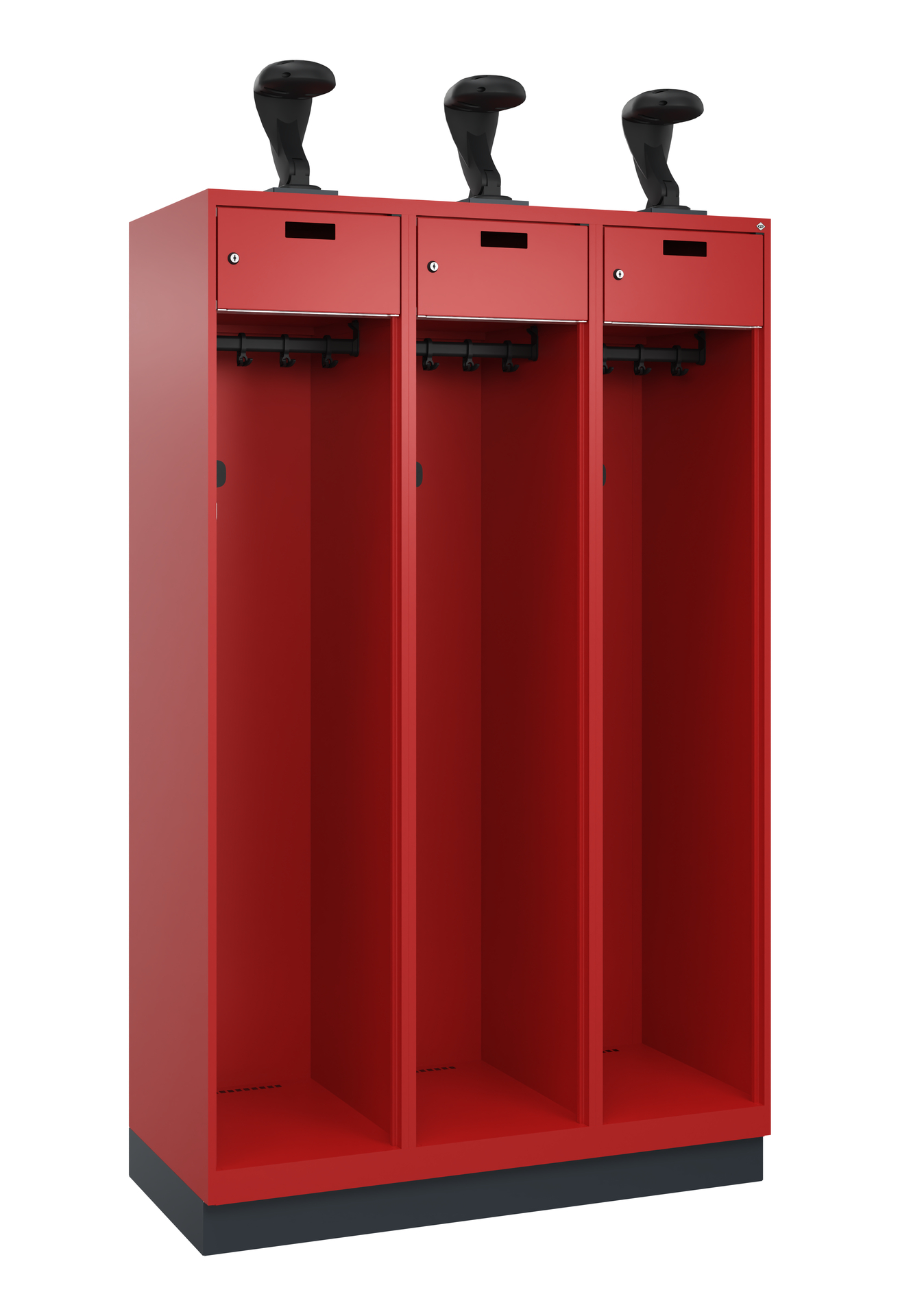 C+P Feuerwehrspind Praktus, 3 Abteile, 1850x1200x5