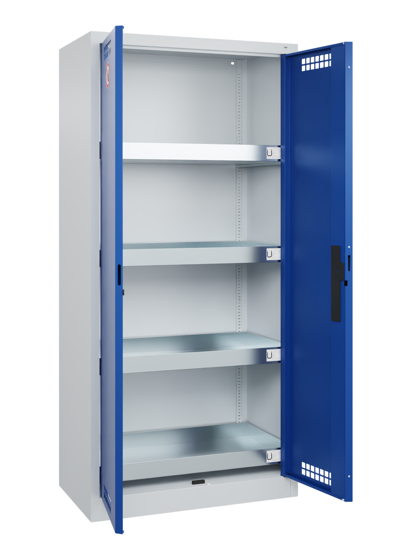 C+P Umweltschrank, Acurado, 1950x930x500mm, 7035/5010