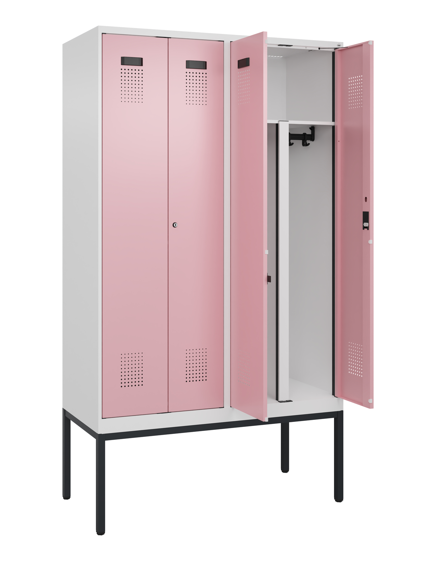 C+P PSA Doppel-Spind Evolo PLUS, Gestell, 4 Abteil