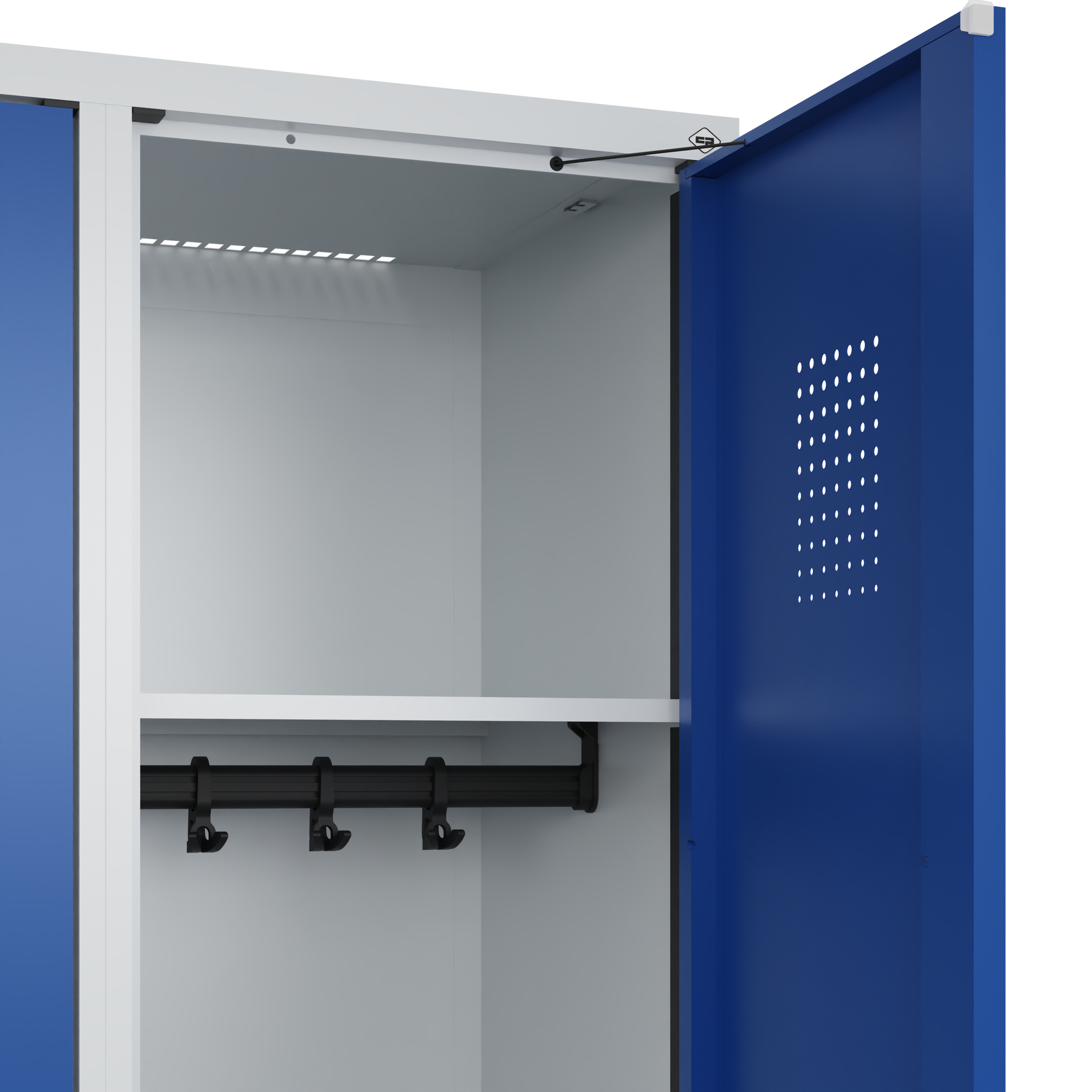 C+P Spind Evolo PLUS, Bank, 1 Abteil, 2120x400x815mm