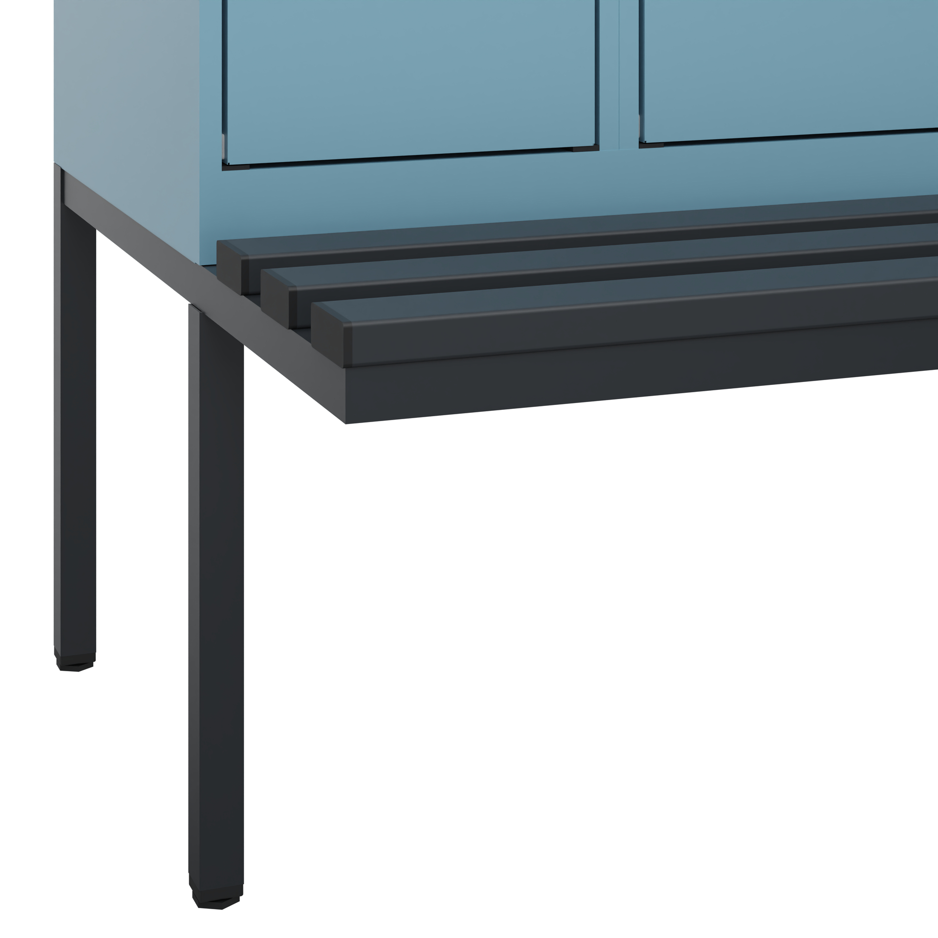 C+P Spind Evolo PLUS, Bank, 2 Abteil, 2120x600x815