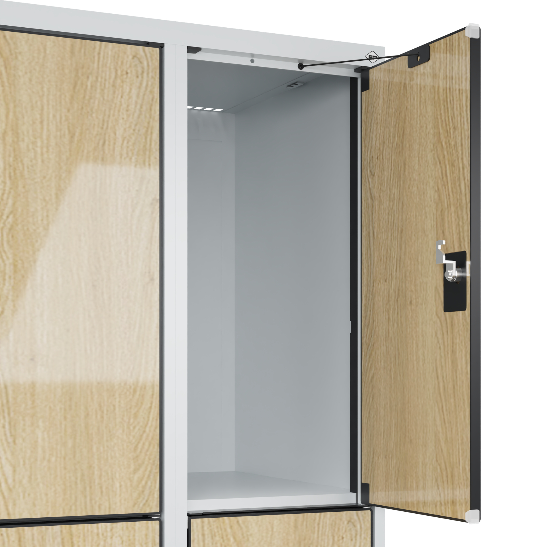C+P Schlie�fachschrank Evolo PLUS, 6 F�cher, 1850x600x500mm