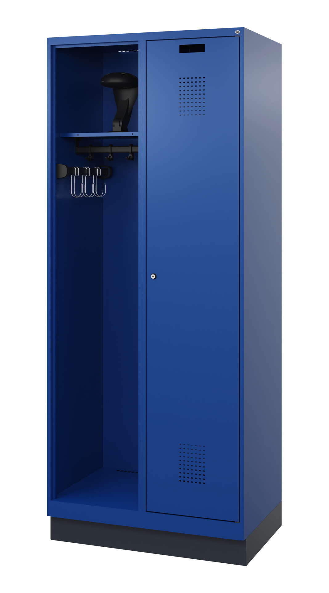 C+P Feuerwehrspind Kombi, 1 Abteil, 1850x800x500mm