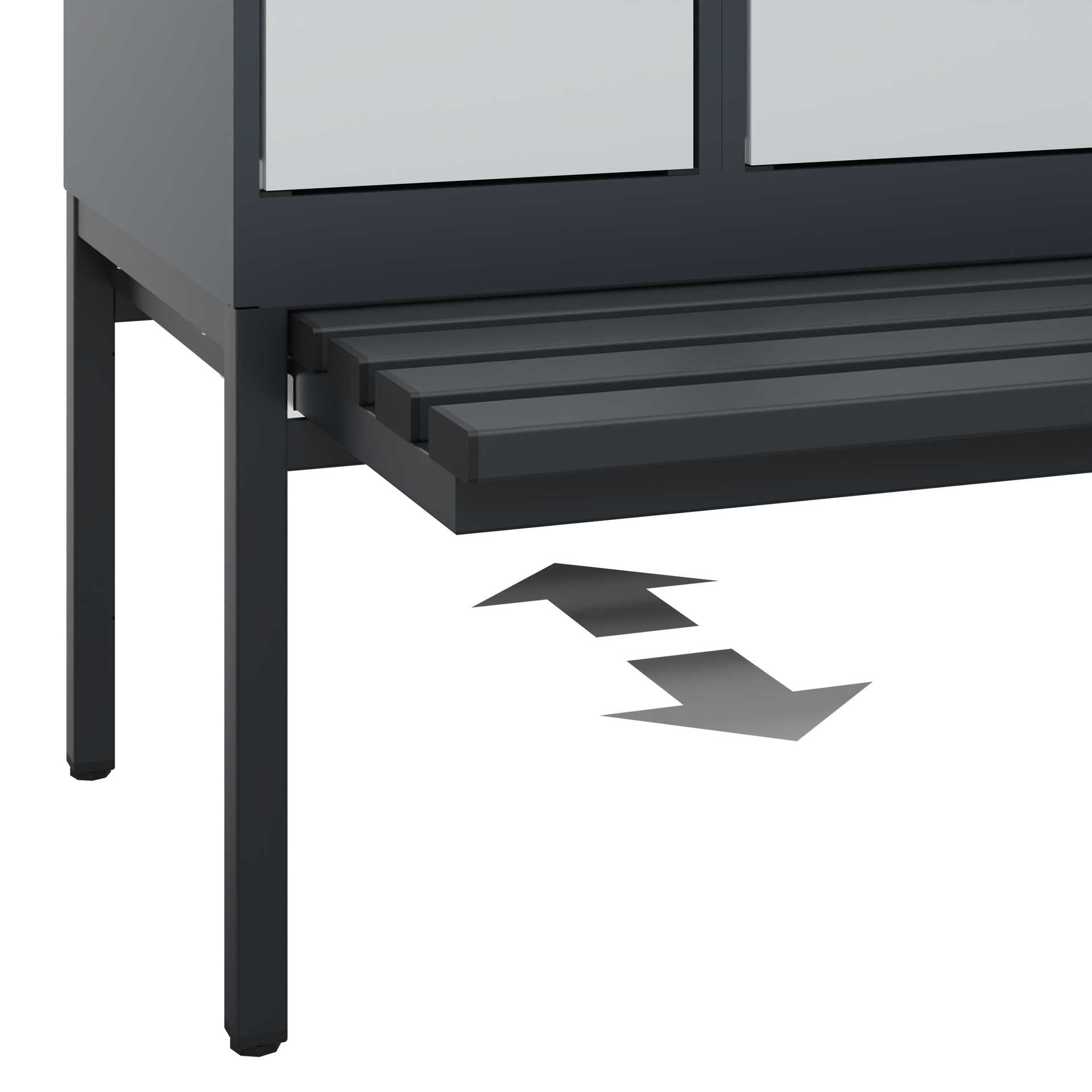 C+P Spind Evolo PLUS, Bank, 1 Abteil, 2120x300x815mm