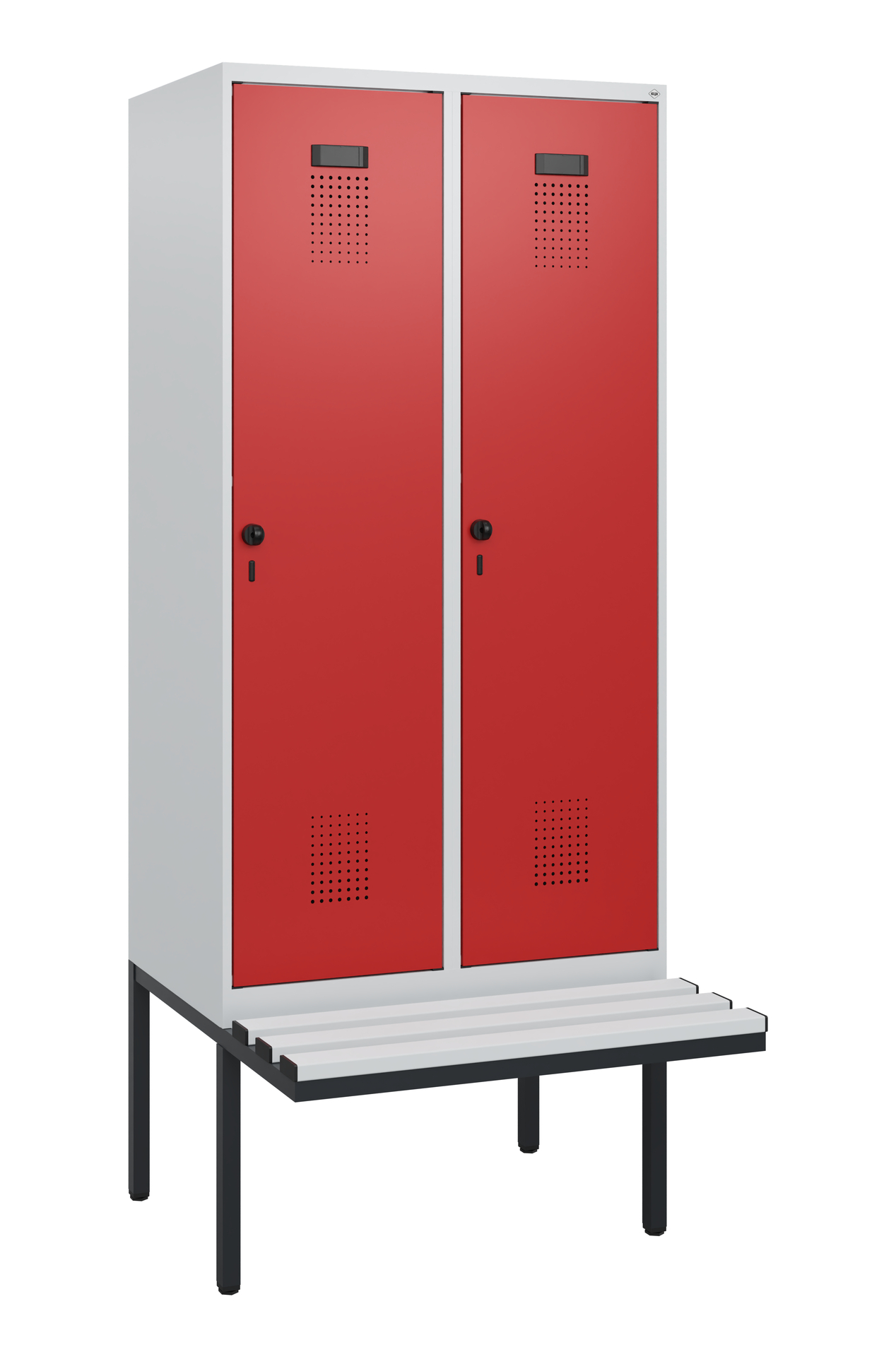 C+P Spind Evolo PLUS, Bank, 2 Abteile, 1950x800x81