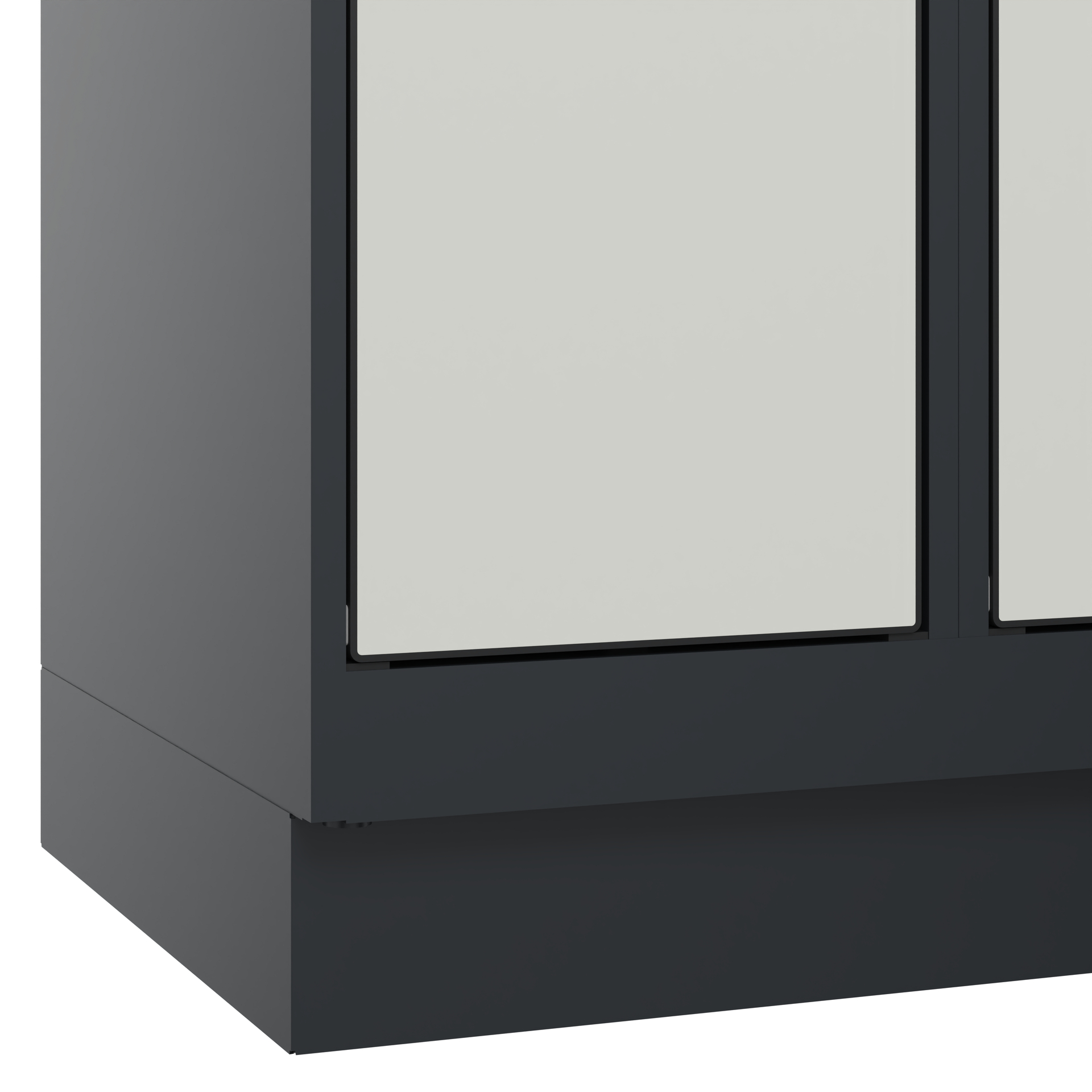 C+P Schlie�fachschrank Evolo PLUS, Sockel, 18 F�cher, 1950x900x500mm