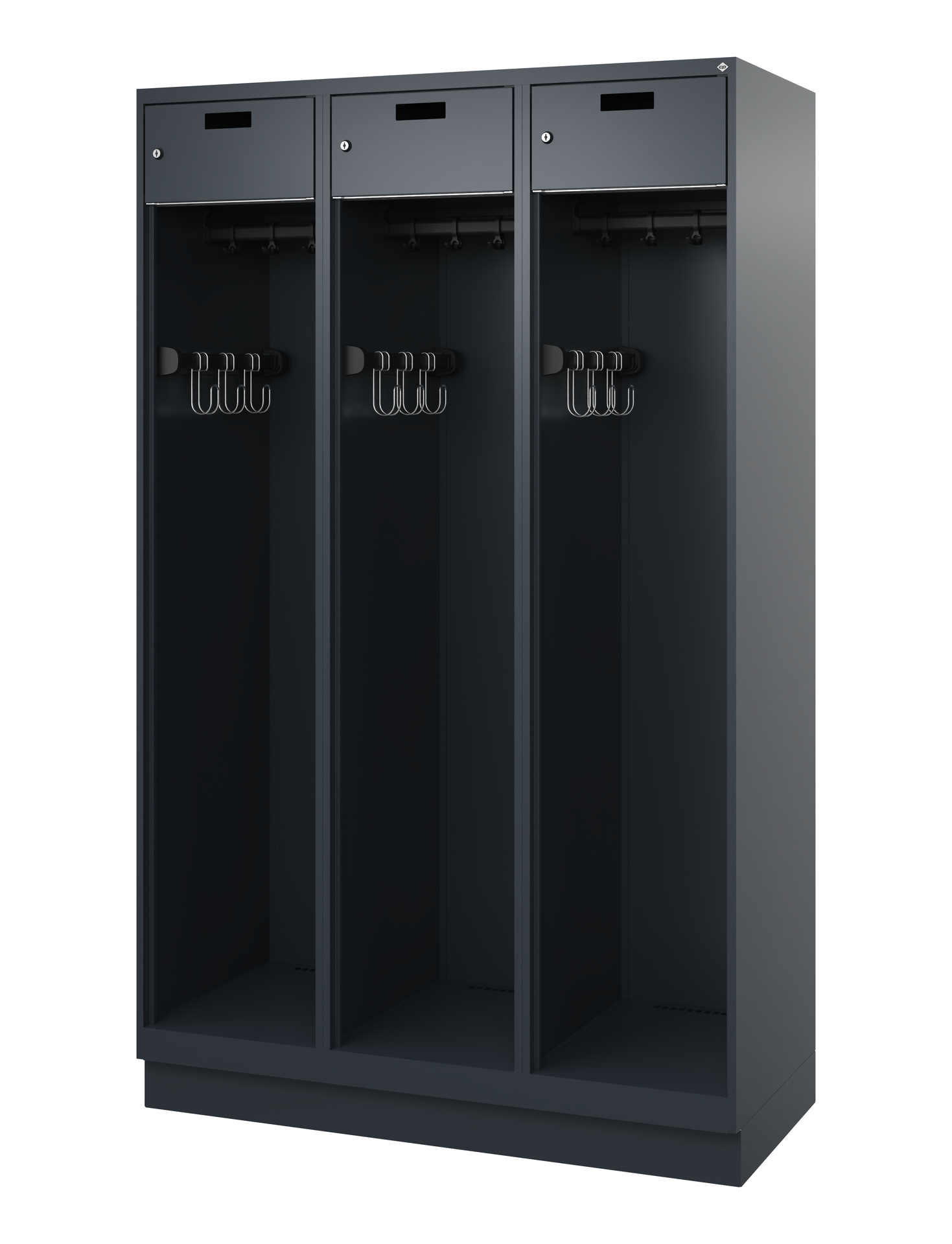 C+P Feuerwehrspind Praktus, 3 Abteile, 1850x1200x5