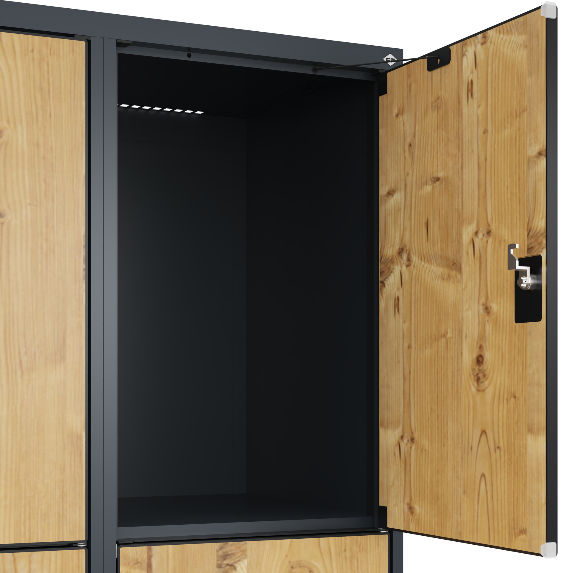 C+P Schlie�fachschrank Evolo PLUS, 9 F�cher, 1850x1200x500mm
