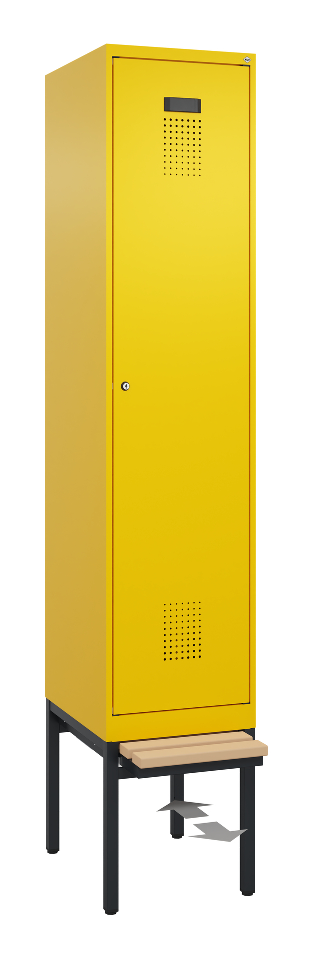 C+P Spind Evolo PLUS, Bank, 1 Abteil, 2120x400x815mm