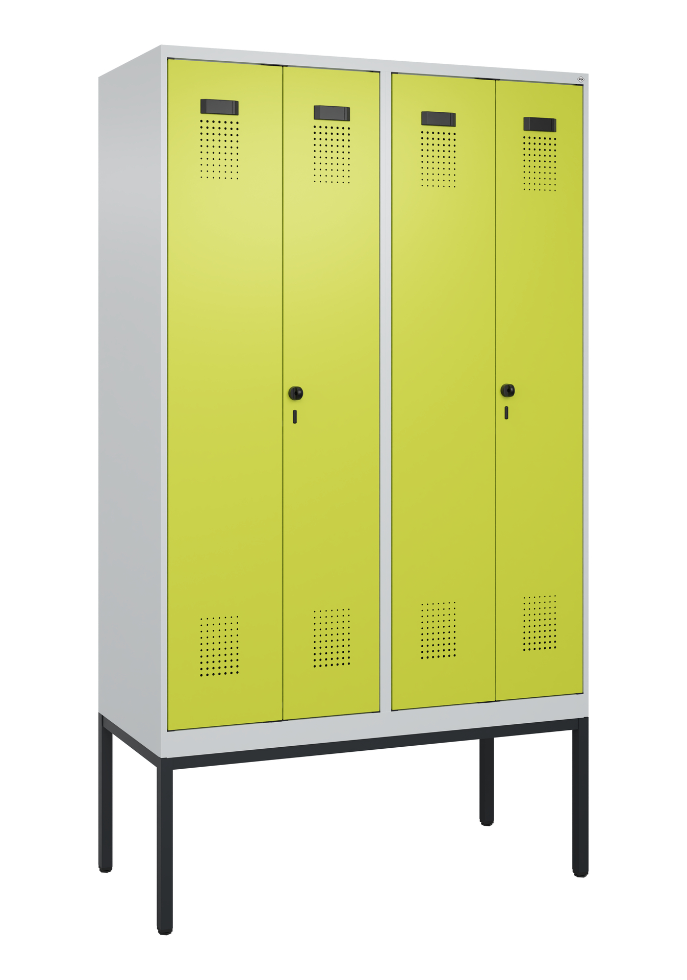 C+P PSA Doppel-Spind Evolo PLUS, Gestell, 4 Abteil