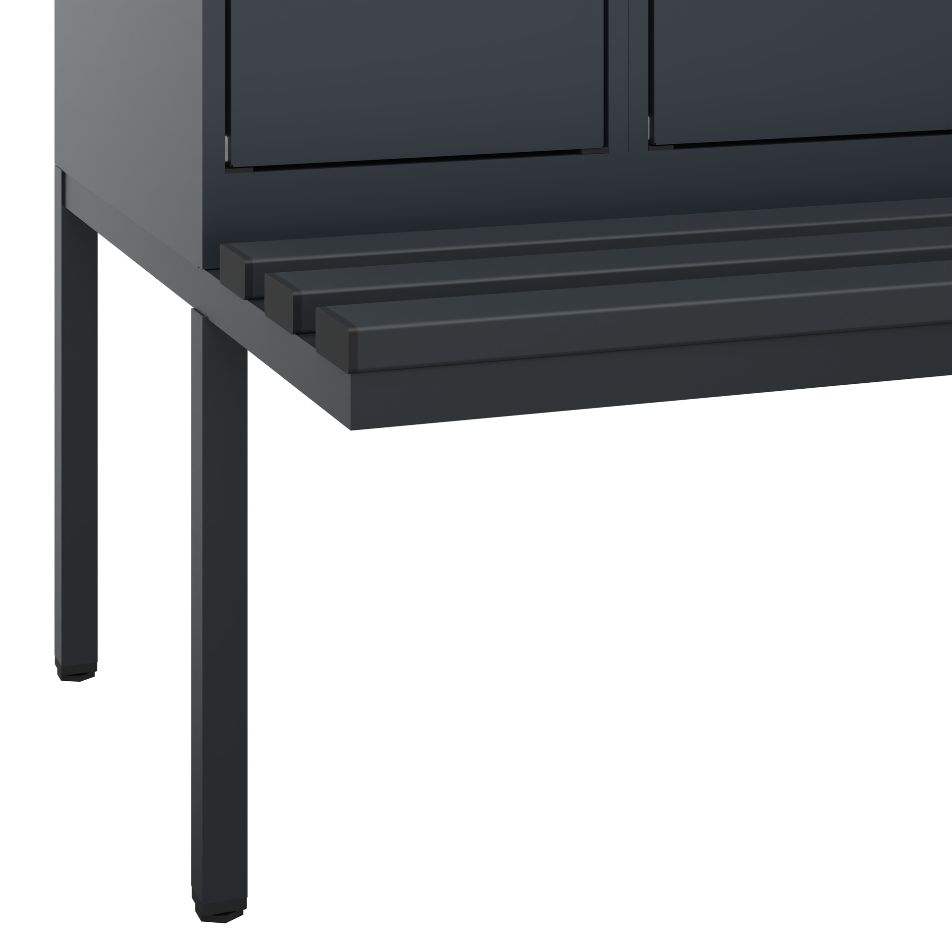 C+P Spind Evolo PLUS, Bank, 2 Abteil, 2120x600x815