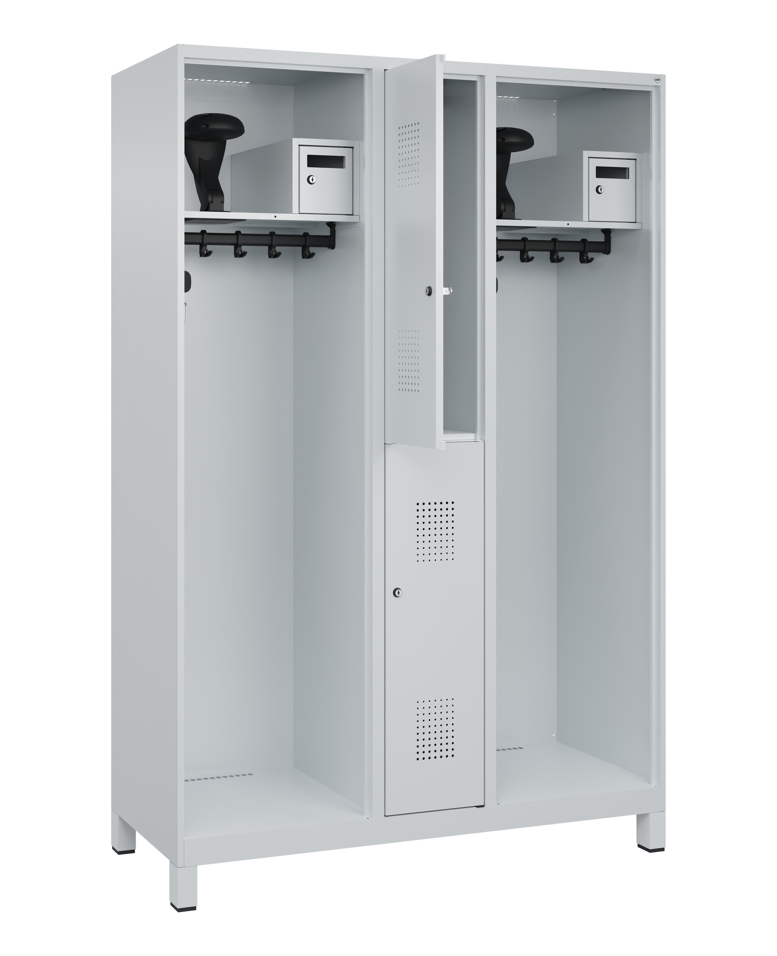C+P Feuerwehrspind Maxi, 2 Fächer, 1850x1300x500mm