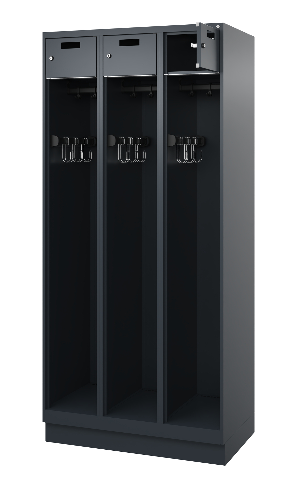 C+P Feuerwehrspind Praktus, 3 Abteile, 1850x900x50