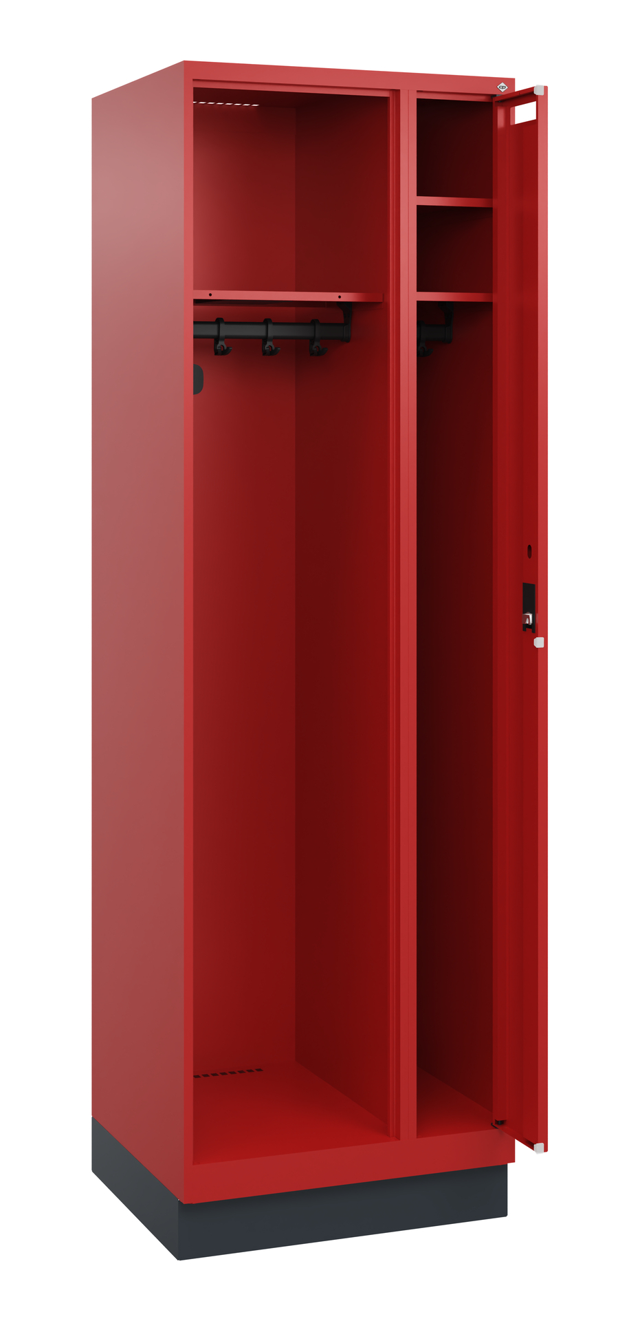 C+P Feuerwehrspind Kombi, 1 Abteil, 1850x600x500mm