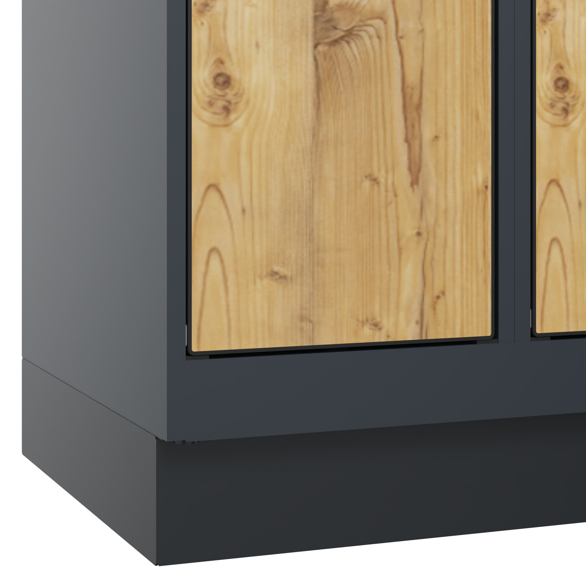 C+P Schlie�fachschrank Evolo PLUS, Sockel, 15 F�cher, 1950x900x500mm