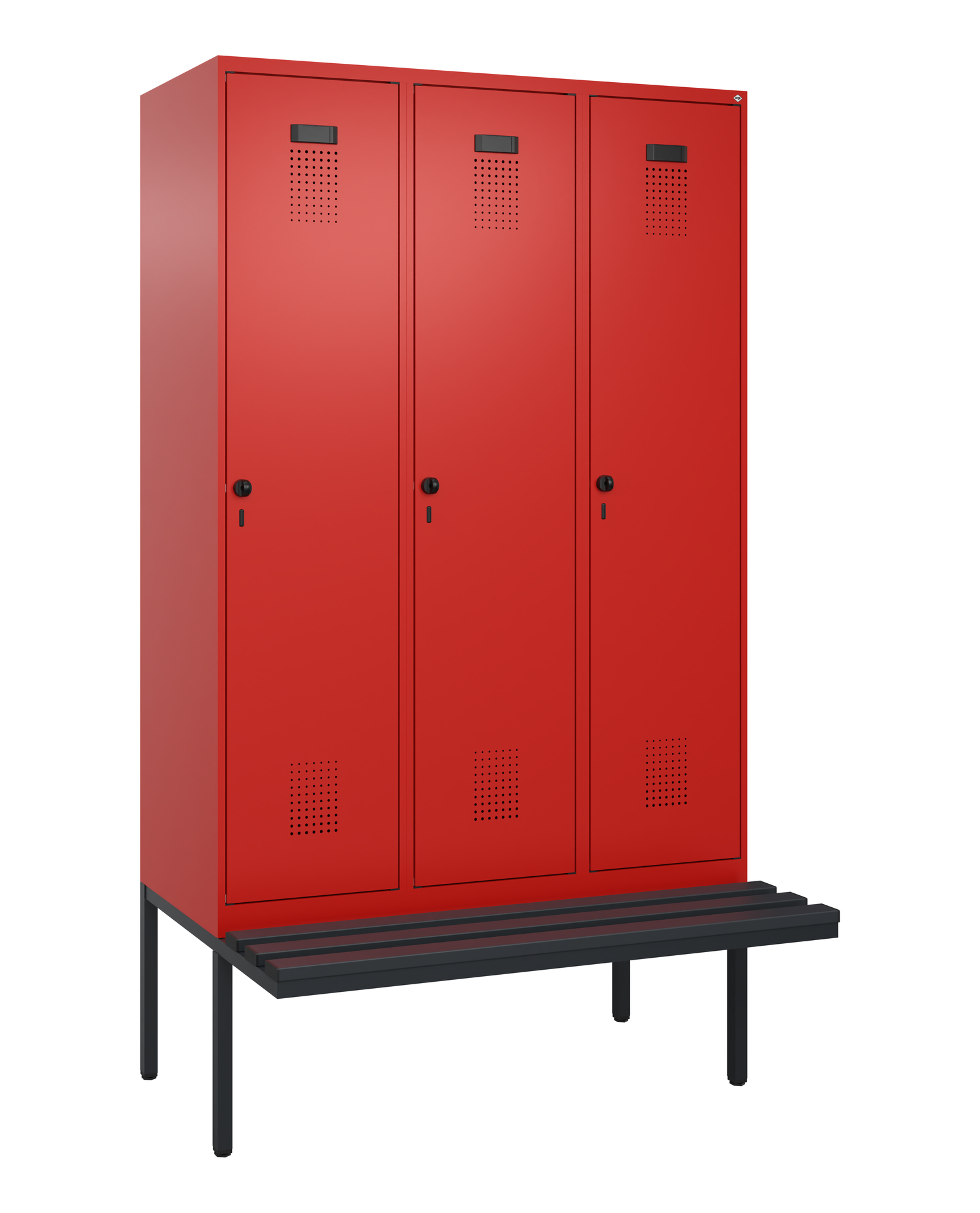C+P Spind Evolo PLUS, Bank, 3 Abteile, 2120x1200x8