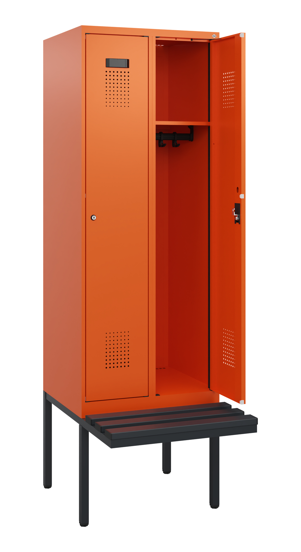 C+P Spind Evolo PLUS, Bank, 2 Abteile, 1950x600x81