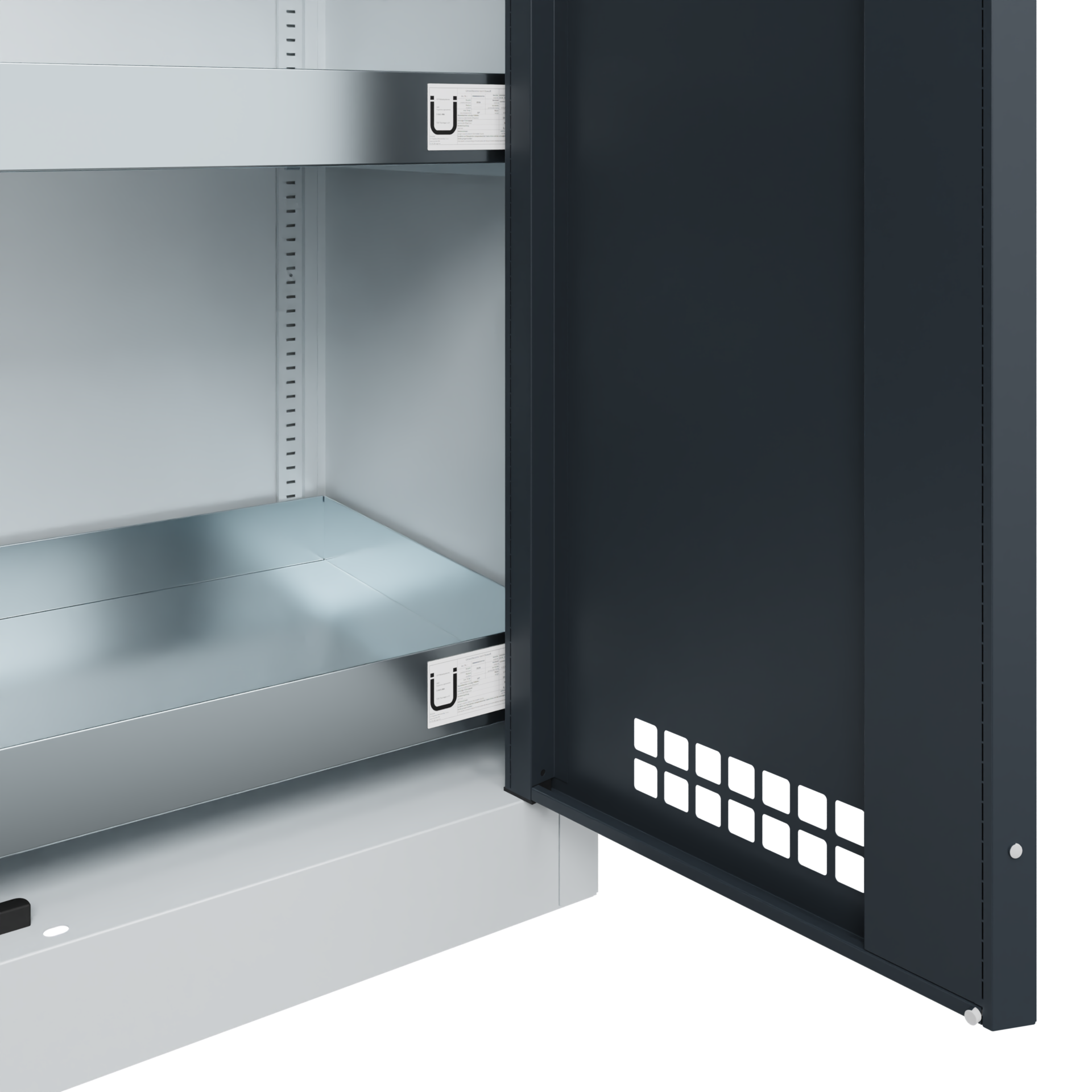 C+P Umweltschrank, Acurado, 1950x930x500mm, 7035/7016