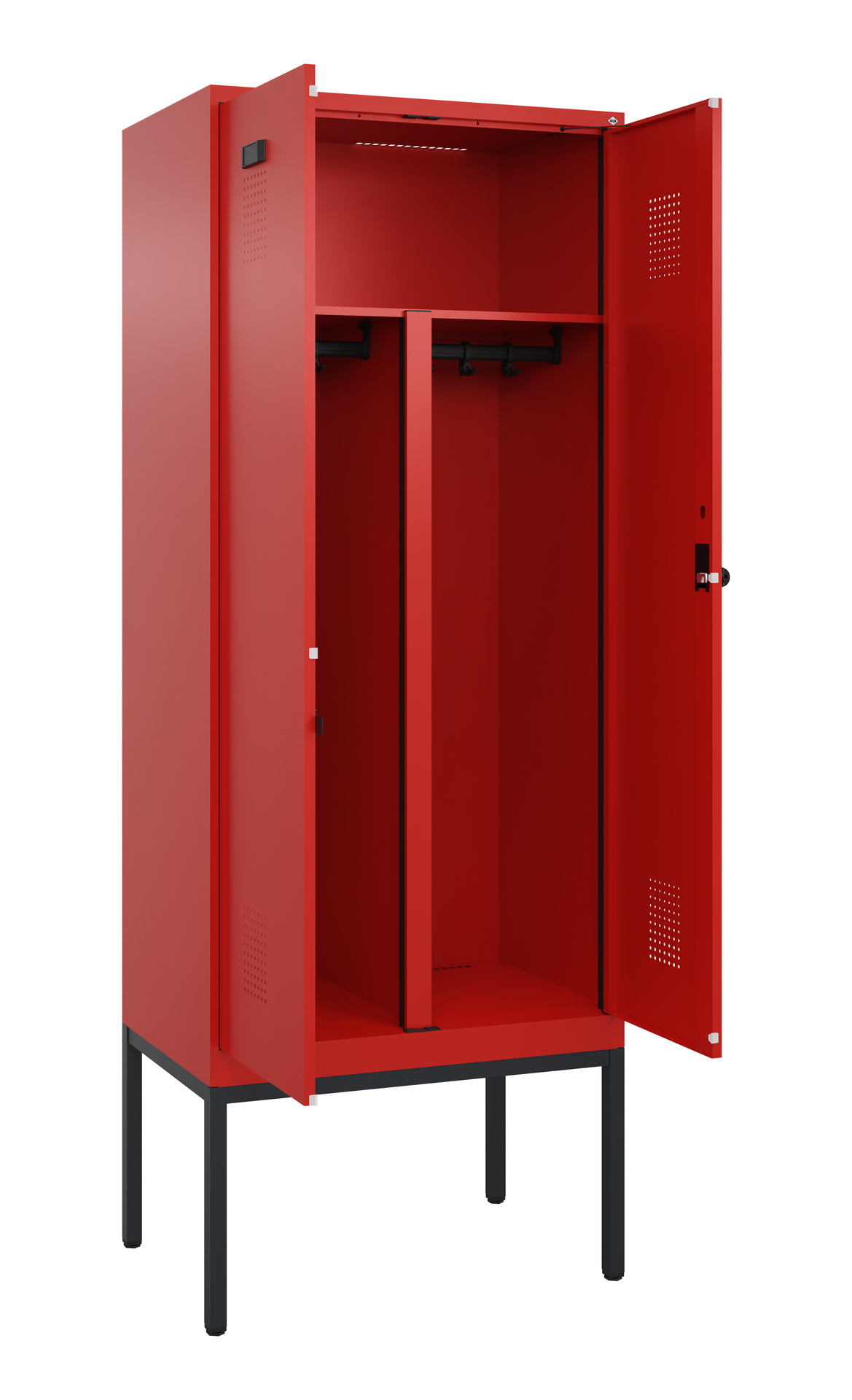 C+P PSA Doppel-Spind Evolo PLUS, Gestell, 2 Abteil