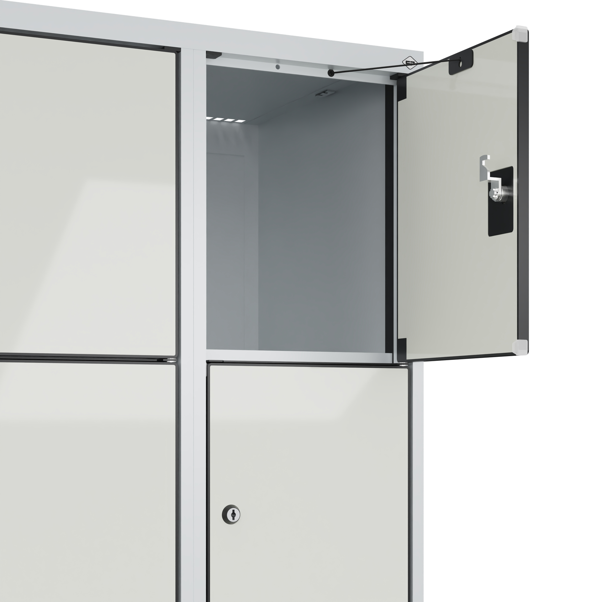 C+P Schlie�fachschrank Evolo PLUS, 10 F�cher, 1850x600x500mm