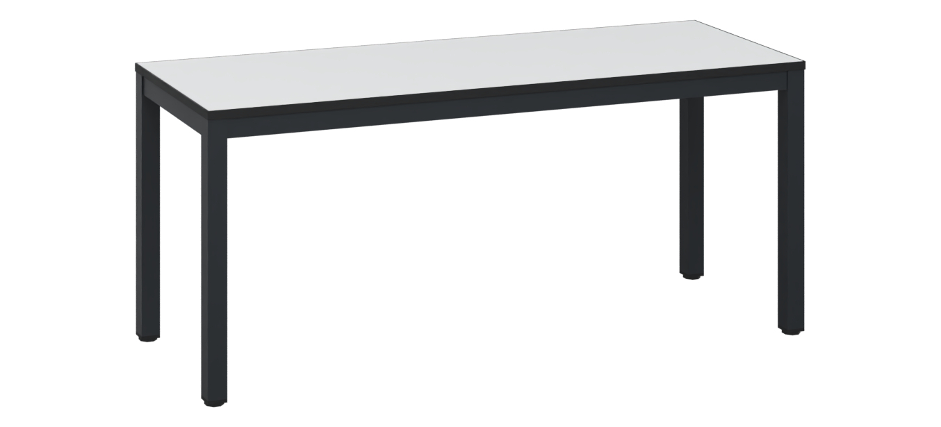 C+P Sitzbank Solid HPL, 438x1000x358mm, 7021/VK001