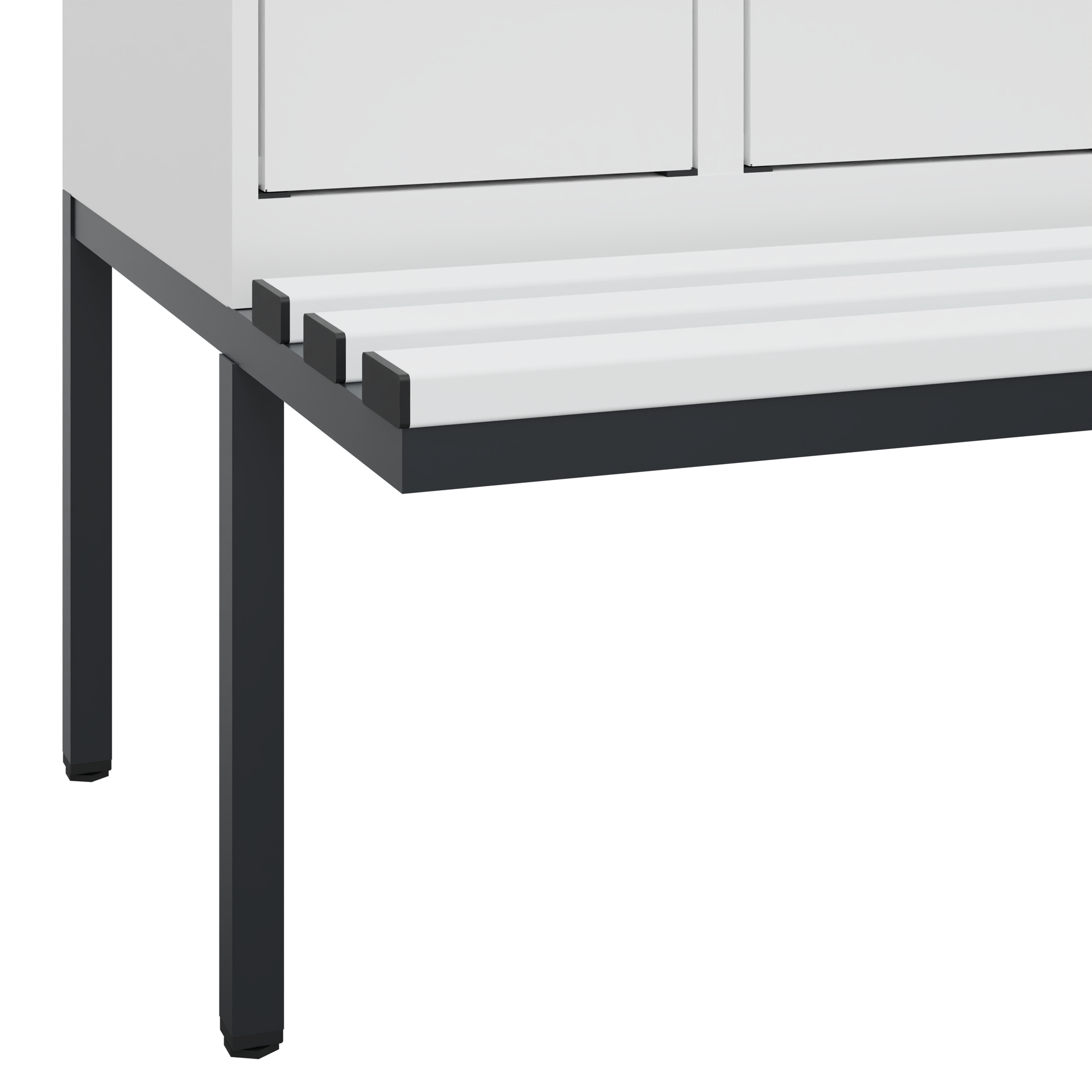 C+P Spind Evolo PLUS, Bank, 2 Abteil, 2120x600x815