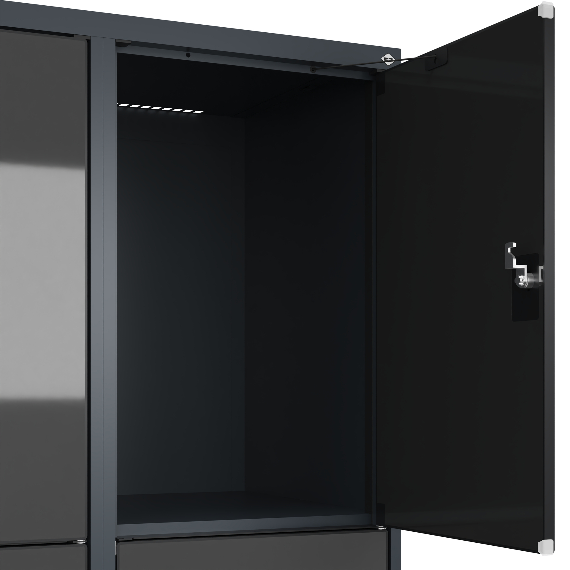 C+P Schlie�fachschrank Evolo PLUS, 6 F�cher, 1850x800x500mm
