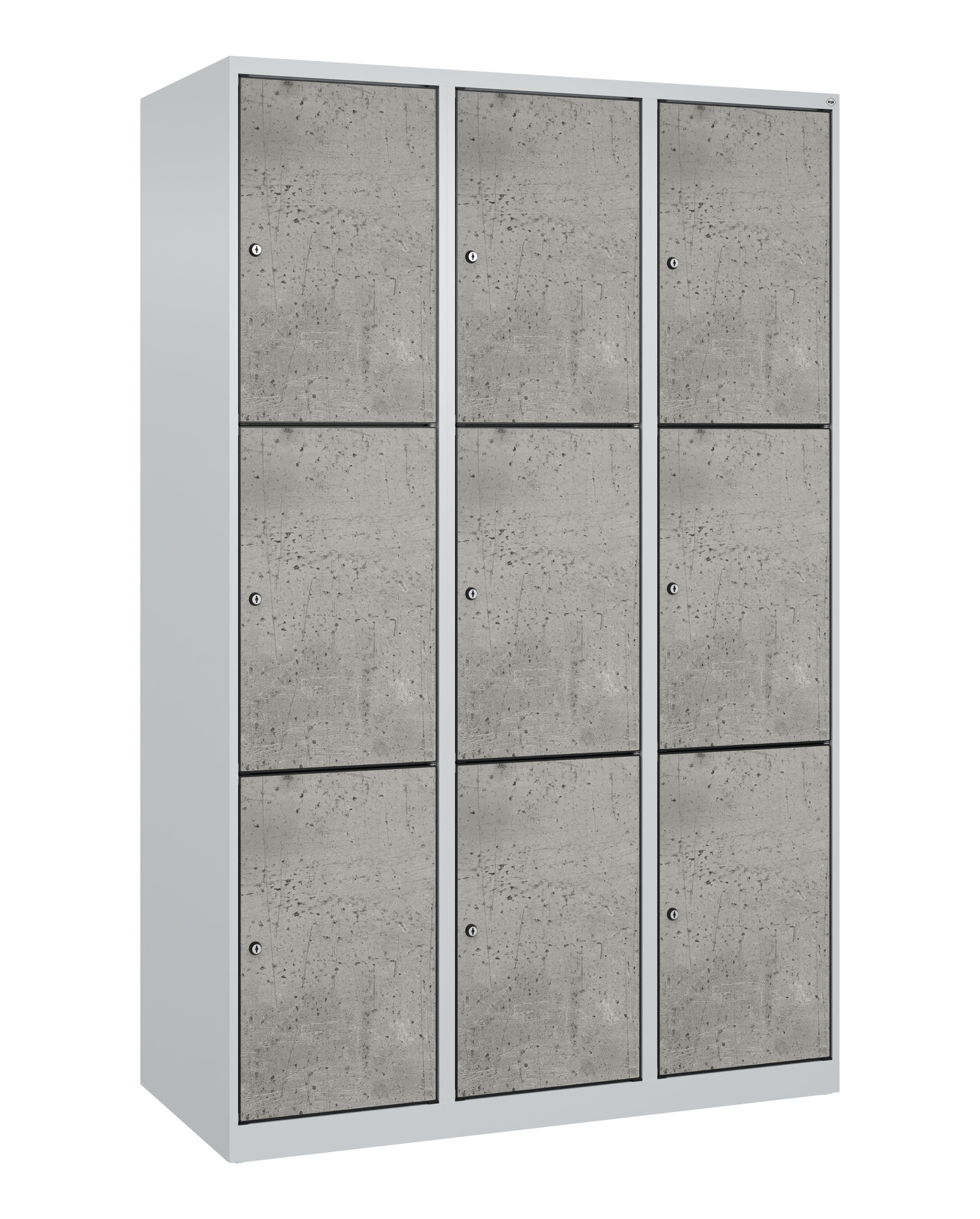 C+P Schlie�fachschrank Evolo PLUS, 9 F�cher, 1850x1200x500mm