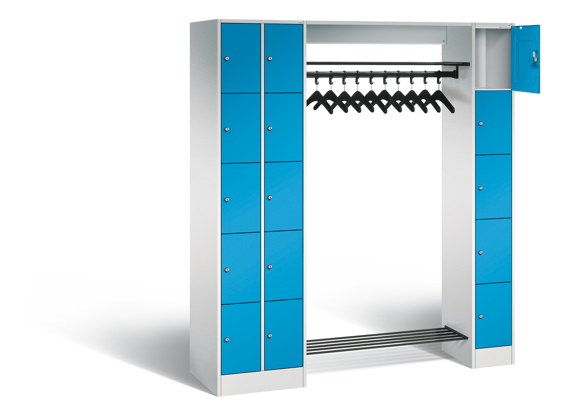 C+P Offene Garderobe, H1950xB2100xT480mm