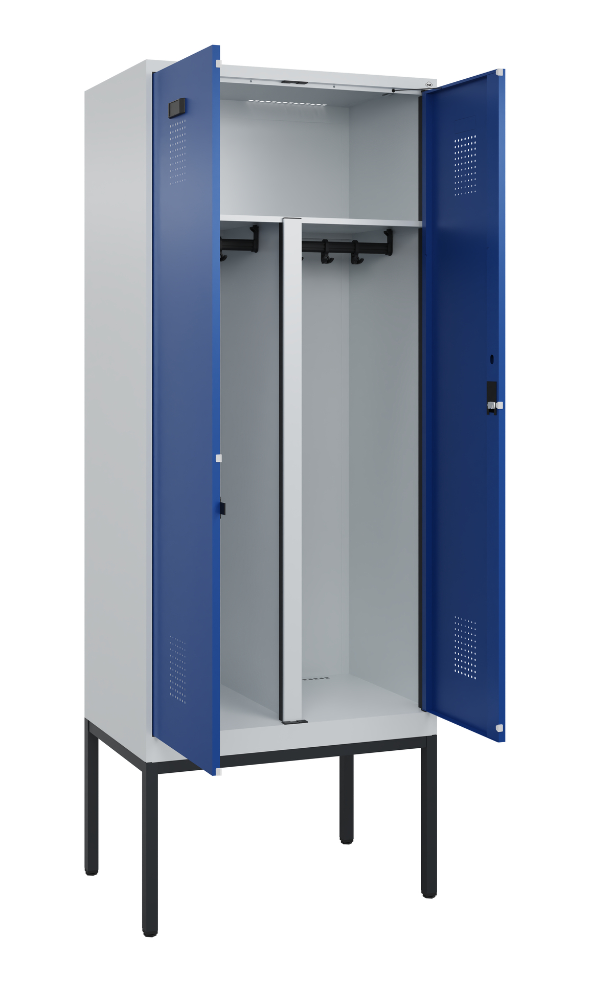 C+P PSA Doppel-Spind Evolo PLUS, Gestell, 2 Abteil