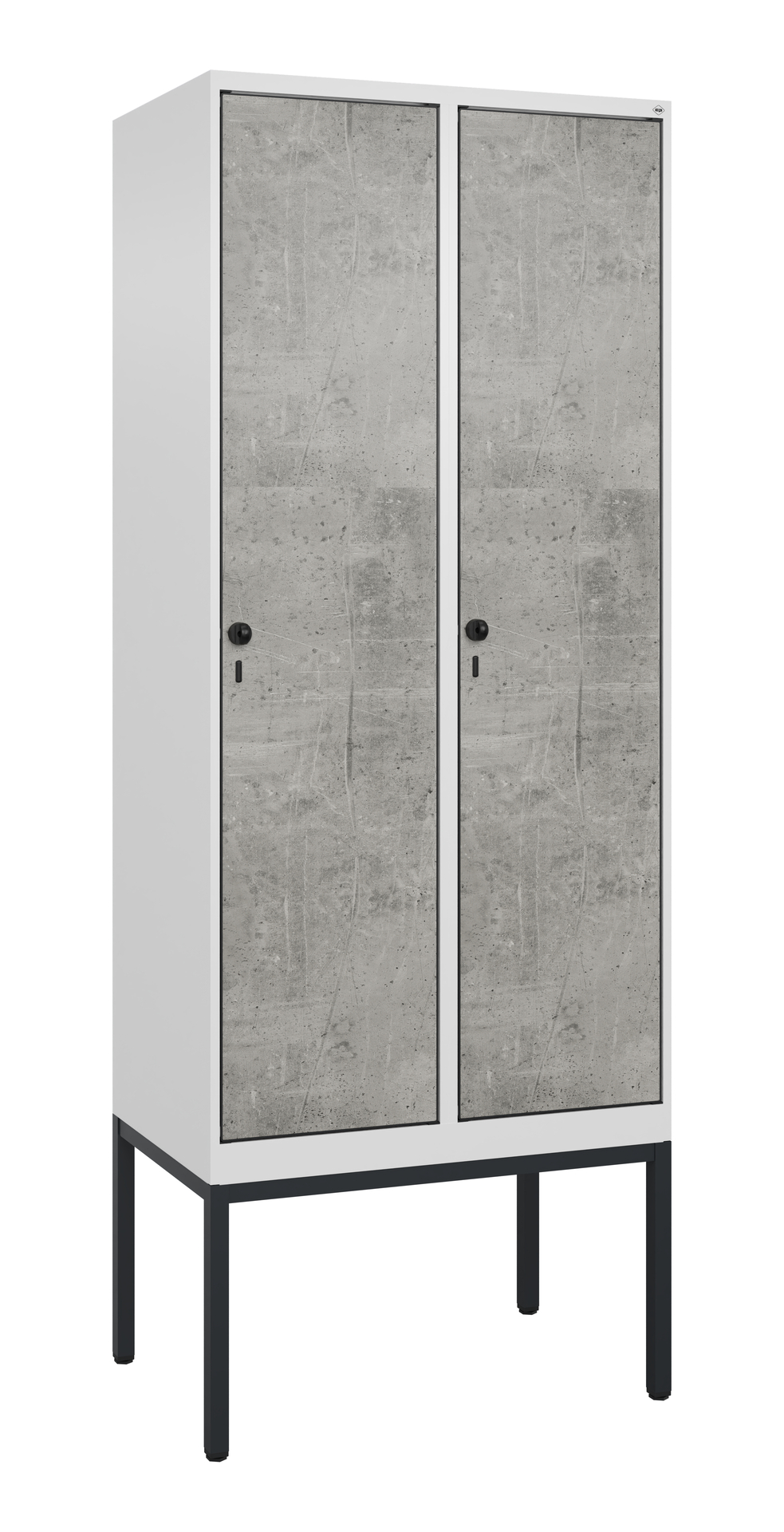 C+P Spind Evolo PLUS, Gestell, 2 Abteile, 2120x800x500mm
