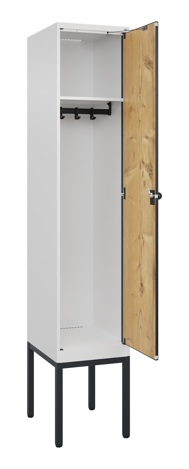 C+P Spind Evolo PLUS, Gestell, 1 Abteil, 2120x400x500mm