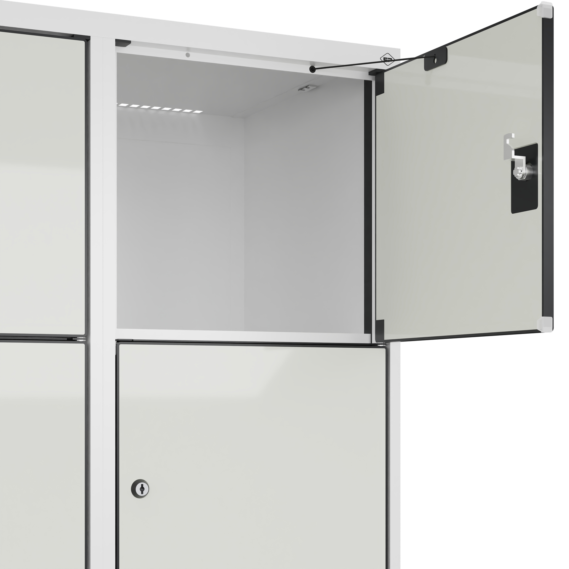 C+P Schlie�fachschrank Evolo PLUS, 15 F�cher, 1850x1200x500mm