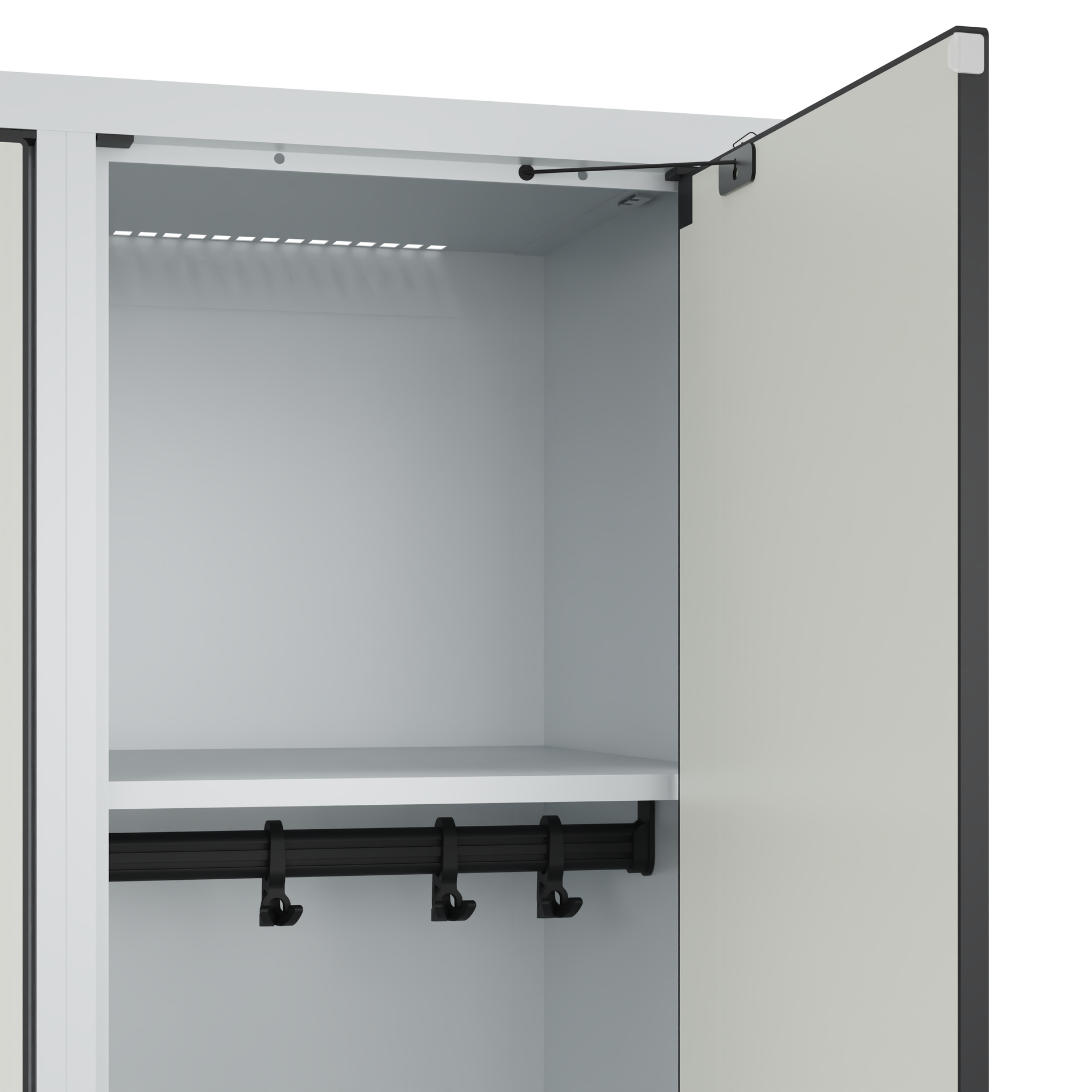 C+P Spind Evolo PLUS, Gestell, 1 Abteil, 2120x400x500mm