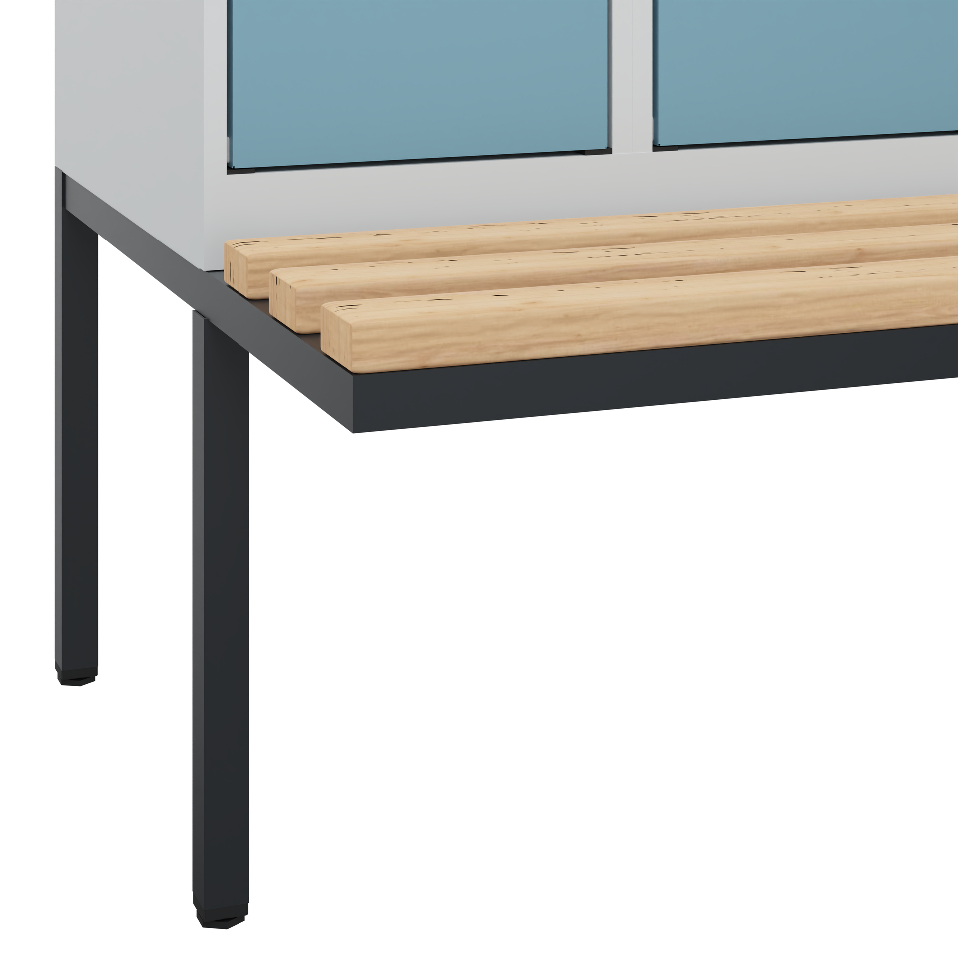 C+P Spind Evolo PLUS, Bank, 4 Abteile, 1950x1200x8