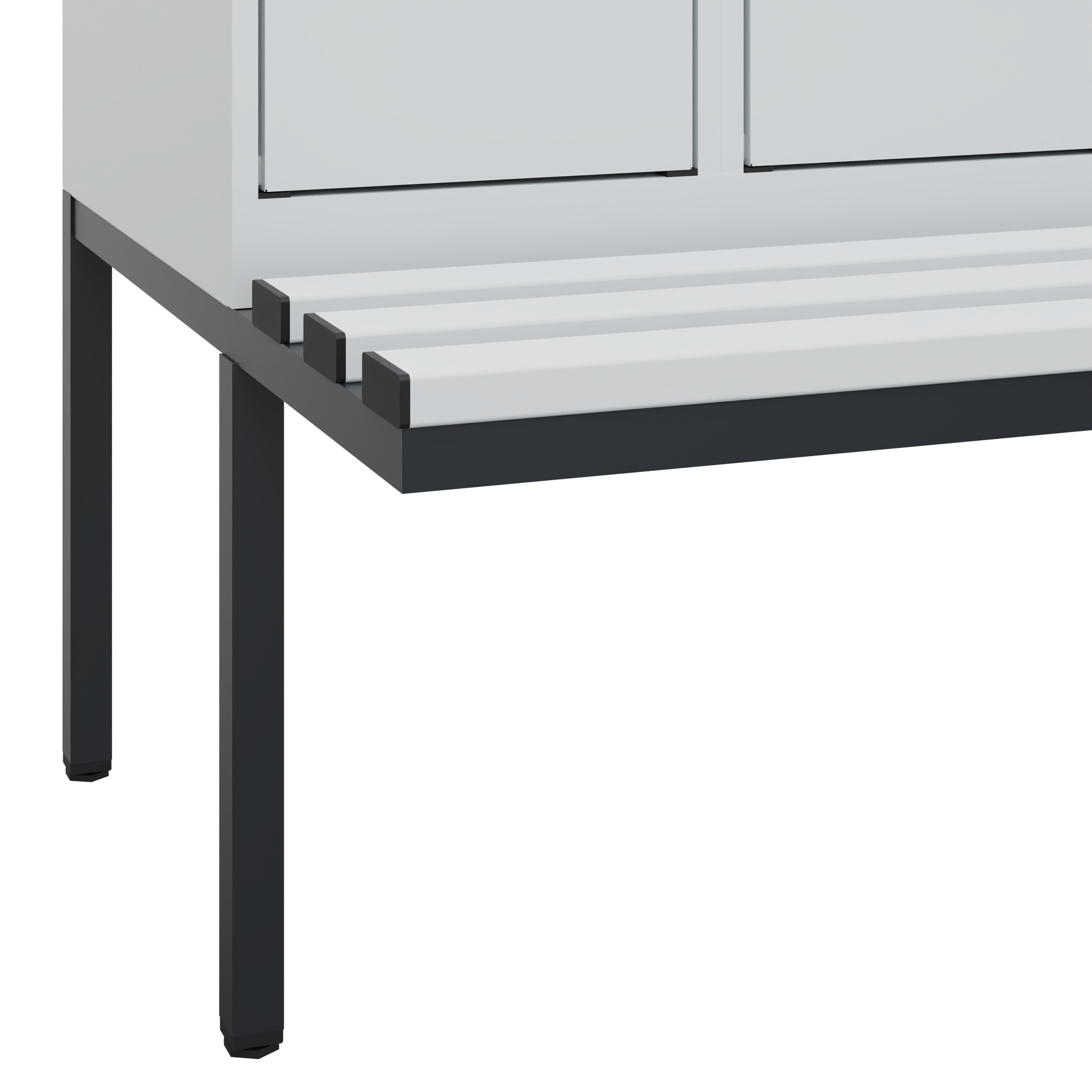 C+P Spind Evolo PLUS, Bank, 4 Abteile, 1950x1200x8