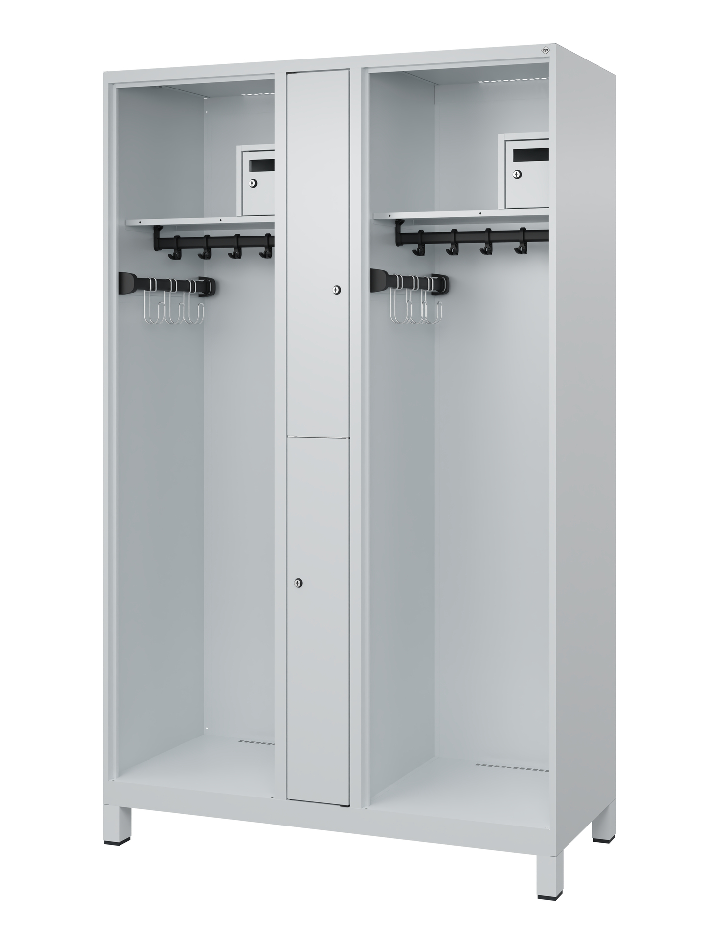 C+P Feuerwehrspind Maxi, 2 Fächer, 1850x1200x500mm