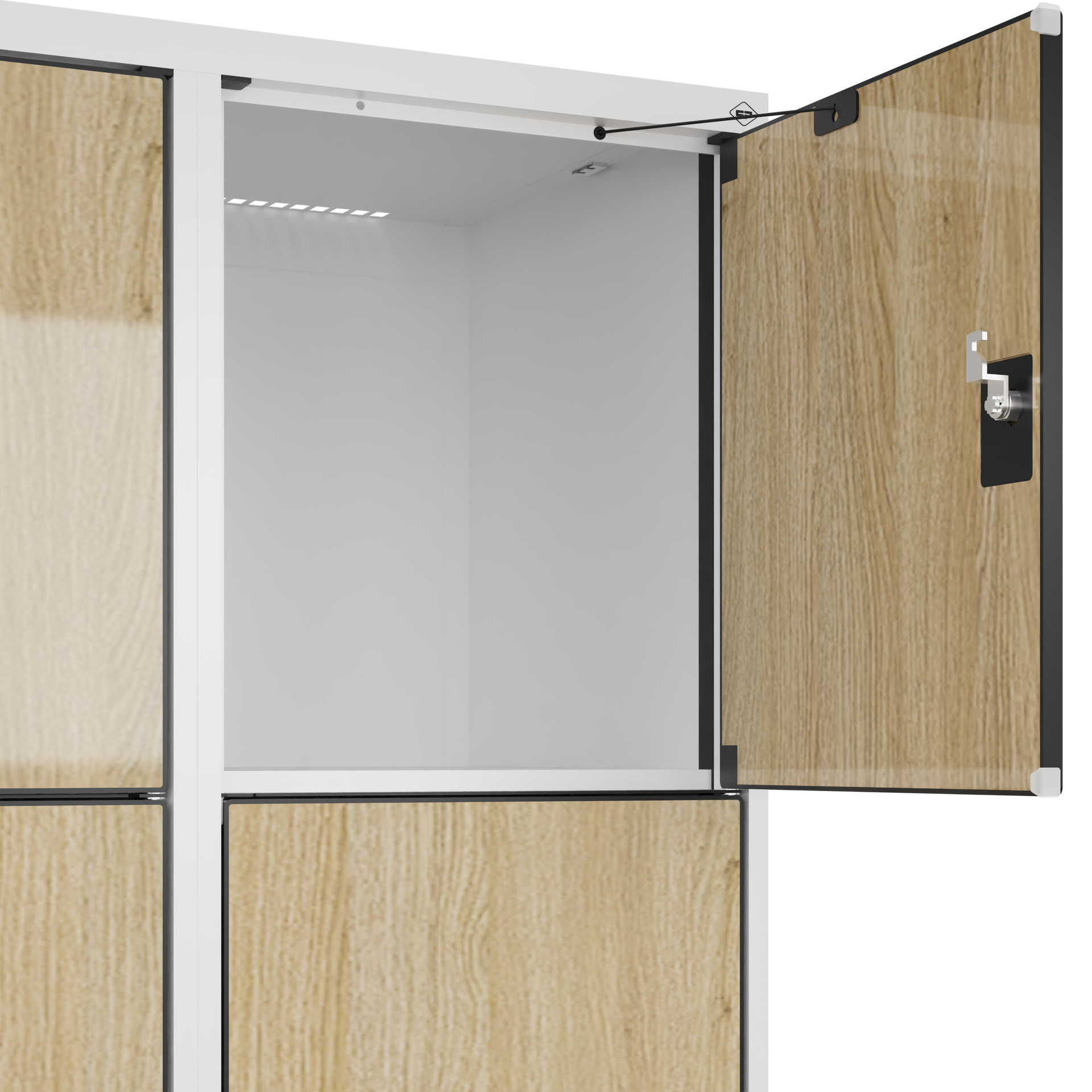 C+P Schlie�fachschrank Evolo PLUS, 8 F�cher, 1850x800x500mm
