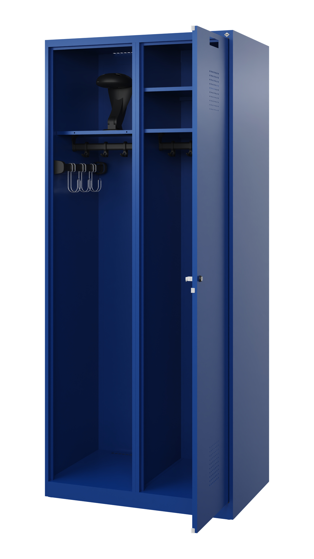 C+P Feuerwehrspind Kombi, 1 Abteil, 1850x800x500mm