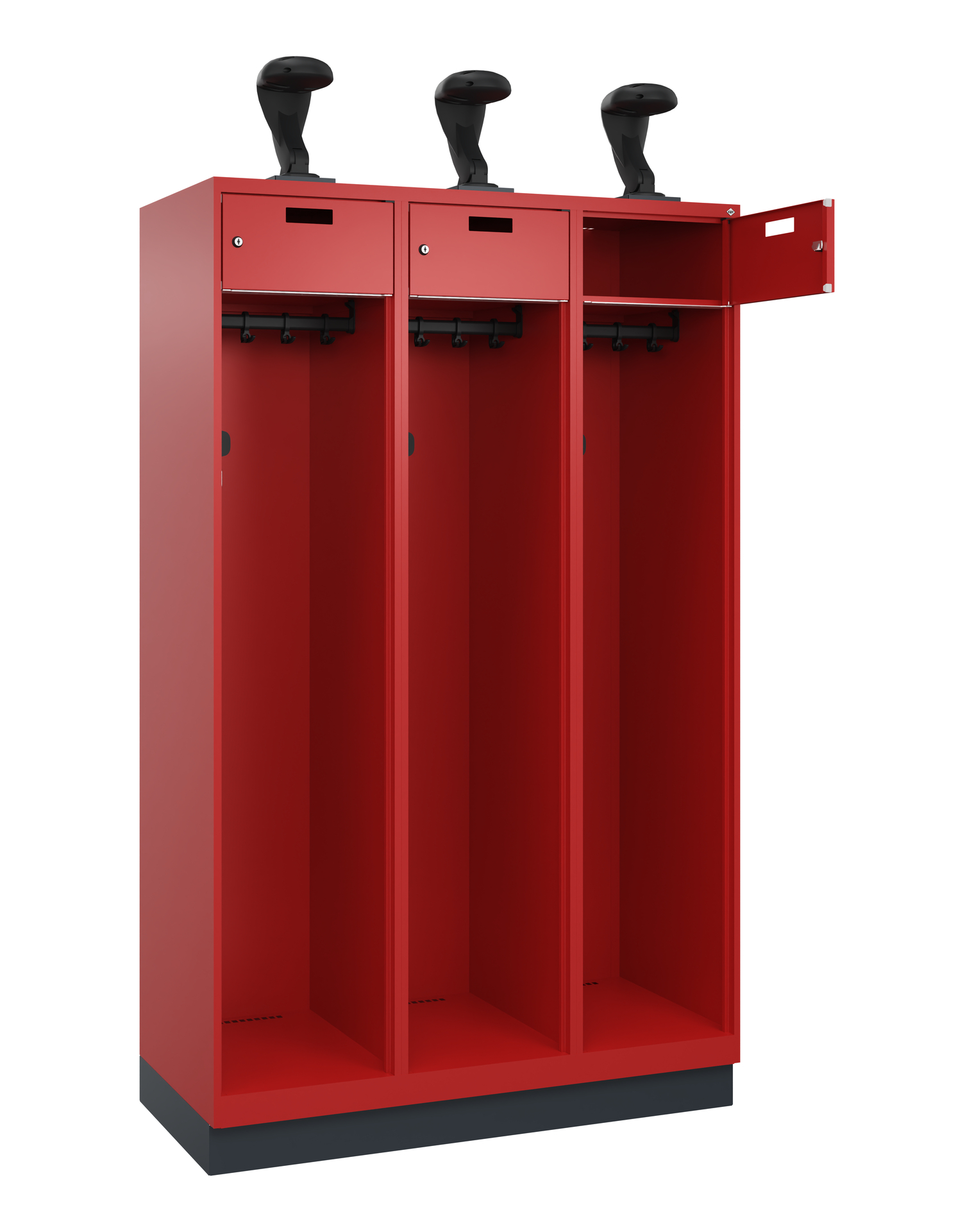 C+P Feuerwehrspind Praktus, 3 Abteile, 1850x1200x5