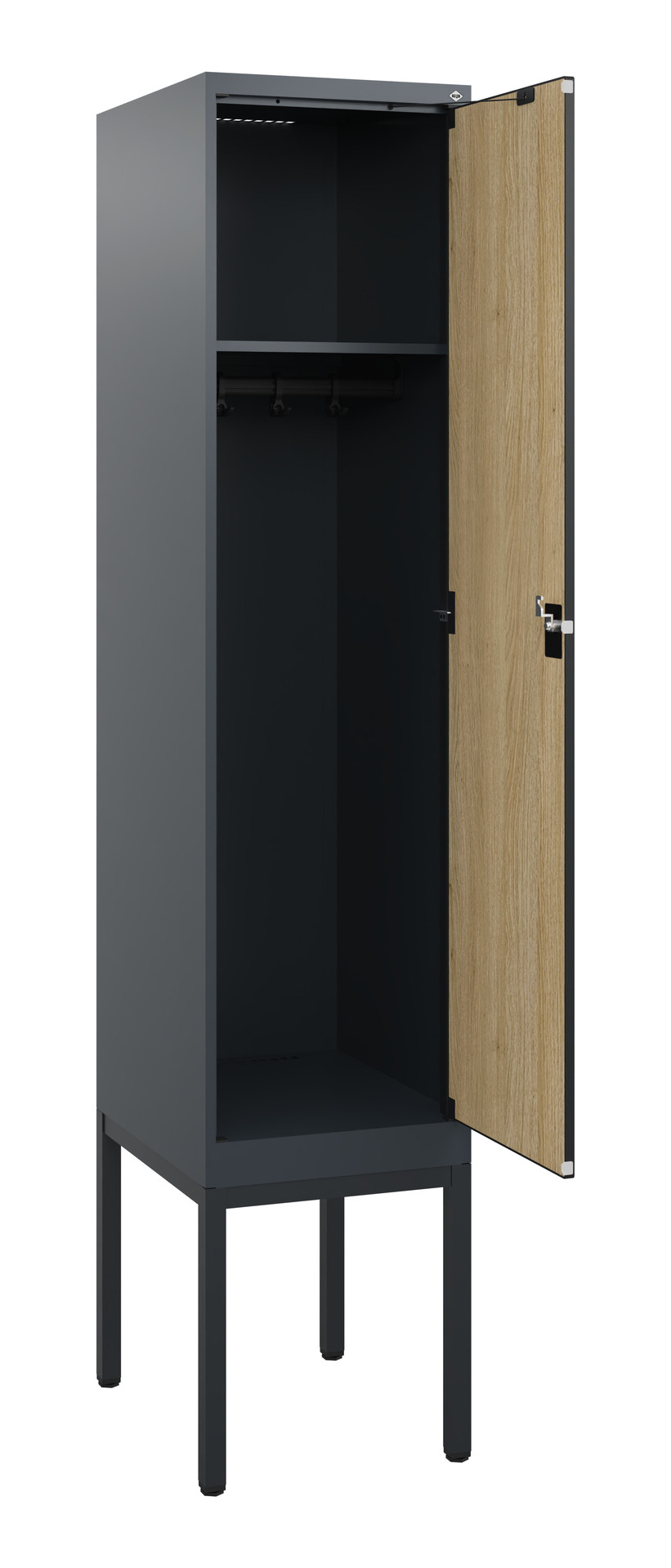 C+P Spind Evolo PLUS, Gestell, 1 Abteil, 1950x400x500mm