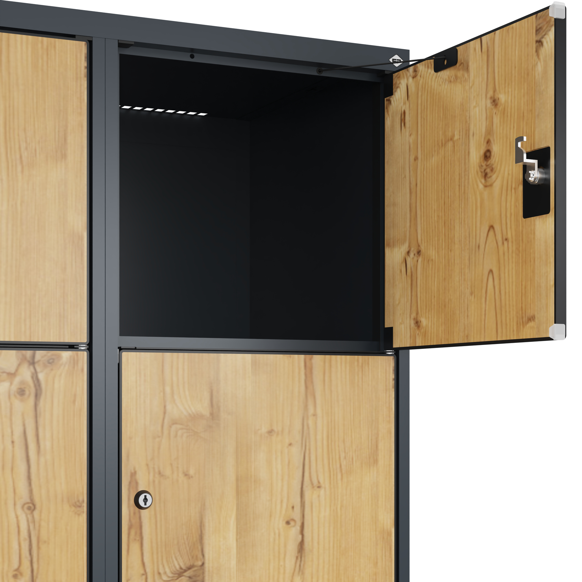 C+P Schlie�fachschrank Evolo PLUS, 10 F�cher, 1850x800x500mm