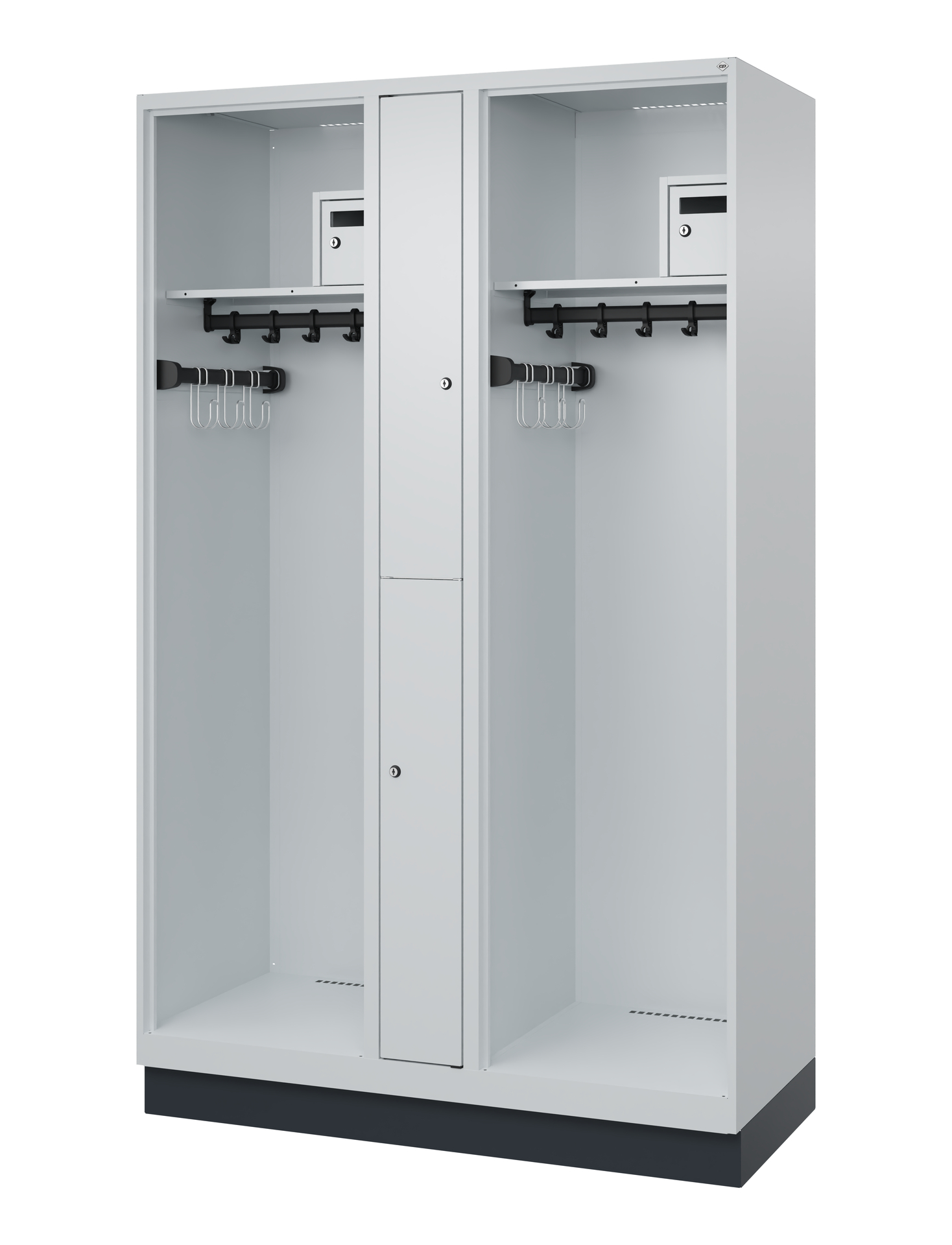 C+P Feuerwehrspind Maxi, 2 Fächer, 1850x1200x500mm