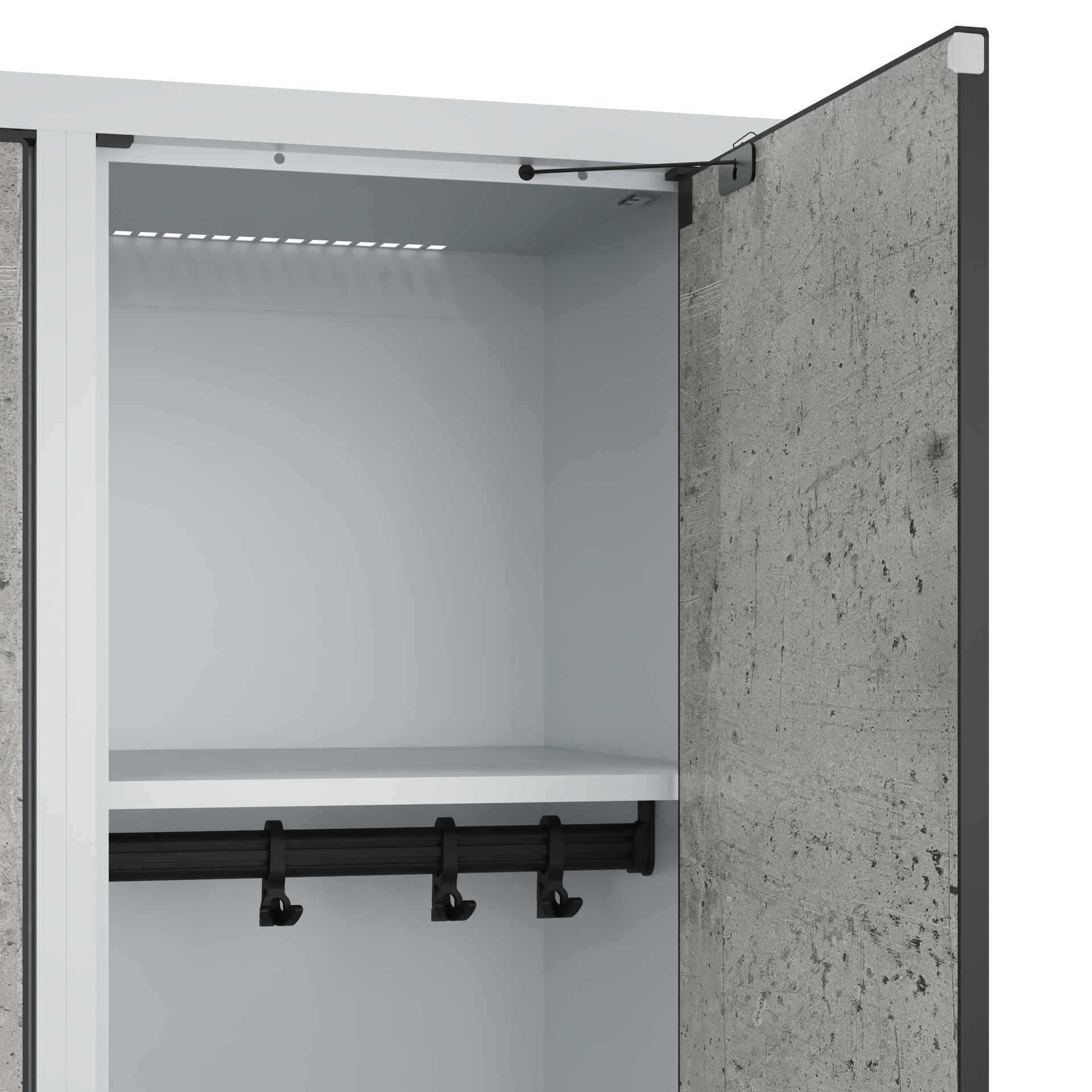 C+P Spind Evolo PLUS, Gestell, 1 Abteil, 2120x400x500mm