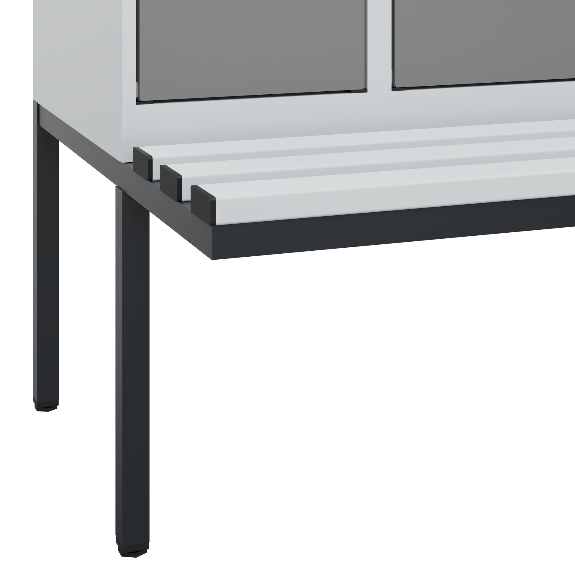 C+P Spind Evolo PLUS, Bank, 2 Abteile, 1950x600x81