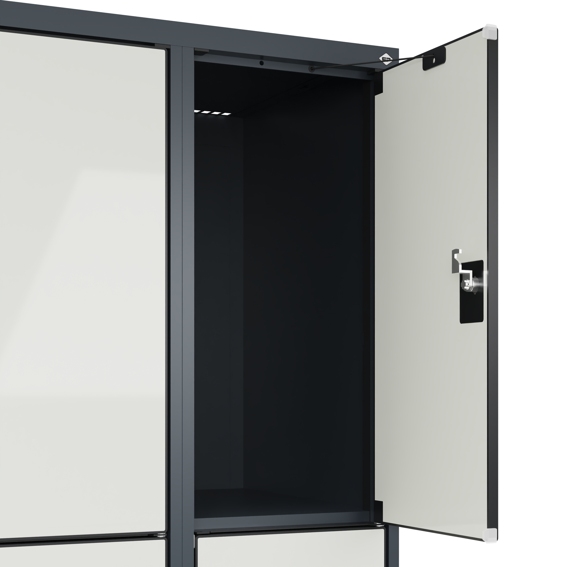 C+P Schlie�fachschrank Evolo PLUS, 6 F�cher, 1850x600x500mm